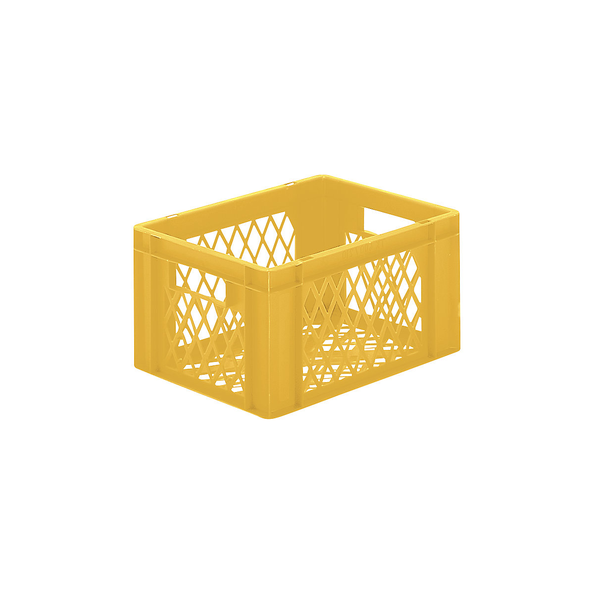 Pojemnik ustawiany w stos w formacie euro, ścianki i dno perforowane