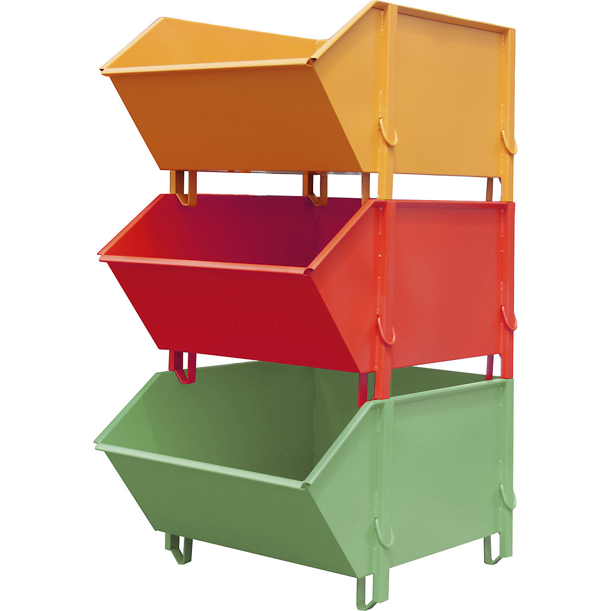 Pojemnik z blachy stalowej – eurokraft pro (Zdjęcie produktu 4)-3