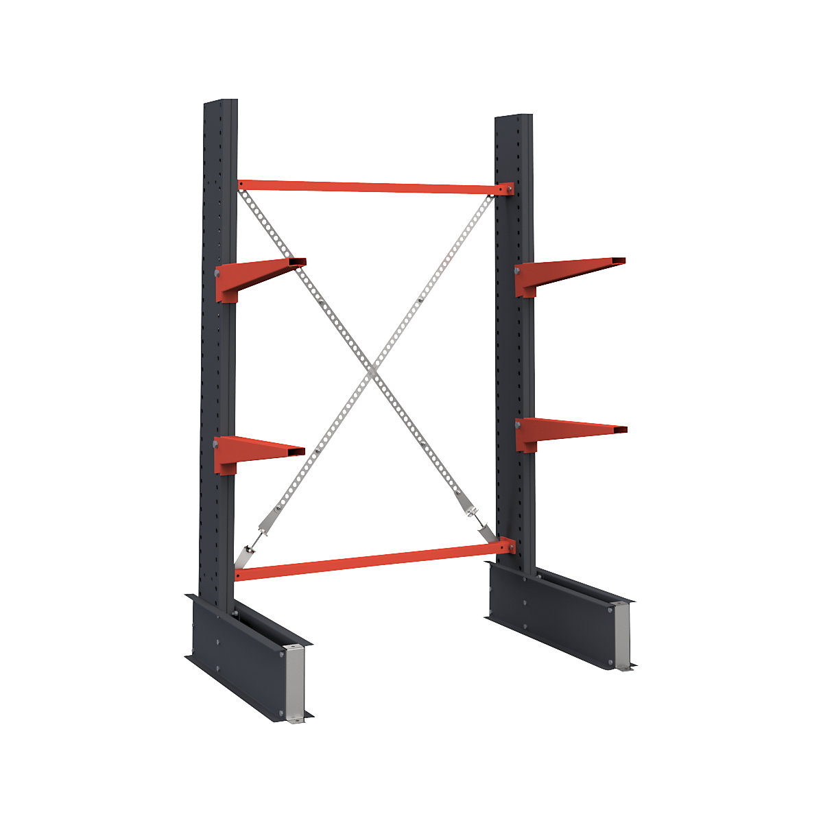 Regał wspornikowy Attillo, konstrukcja ciężka