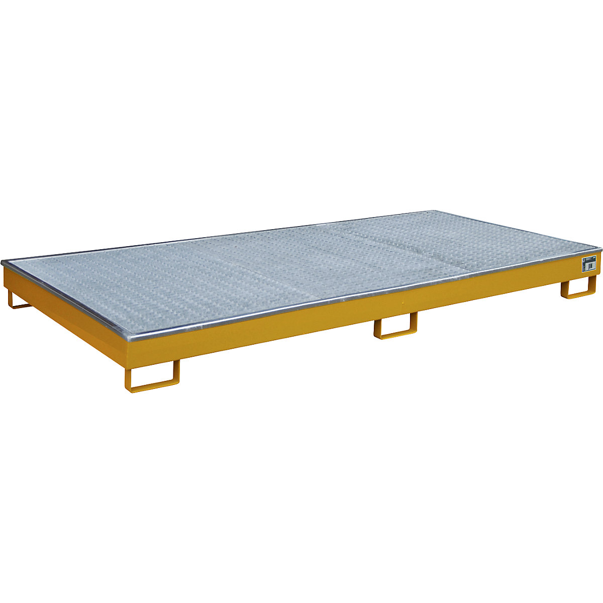 Vasca di raccolta per scaffali con inserto in PE - eurokraft pro