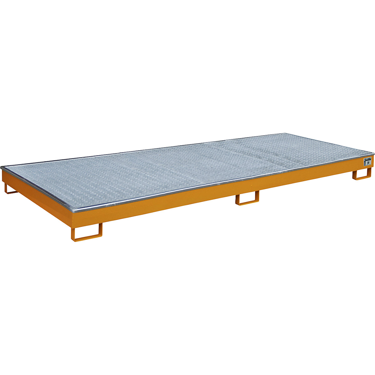 Vasca di raccolta per scaffali con inserto in PE - eurokraft pro