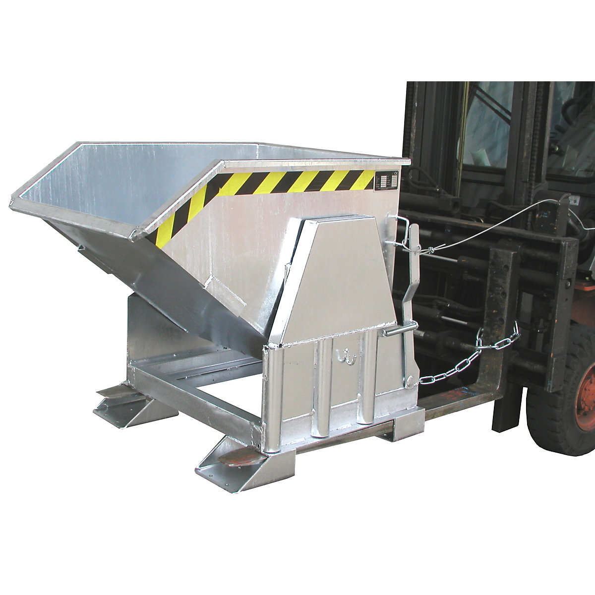 Cassone ribaltabile, altezza d'ingombro standard, senza carrello – eurokraft pro