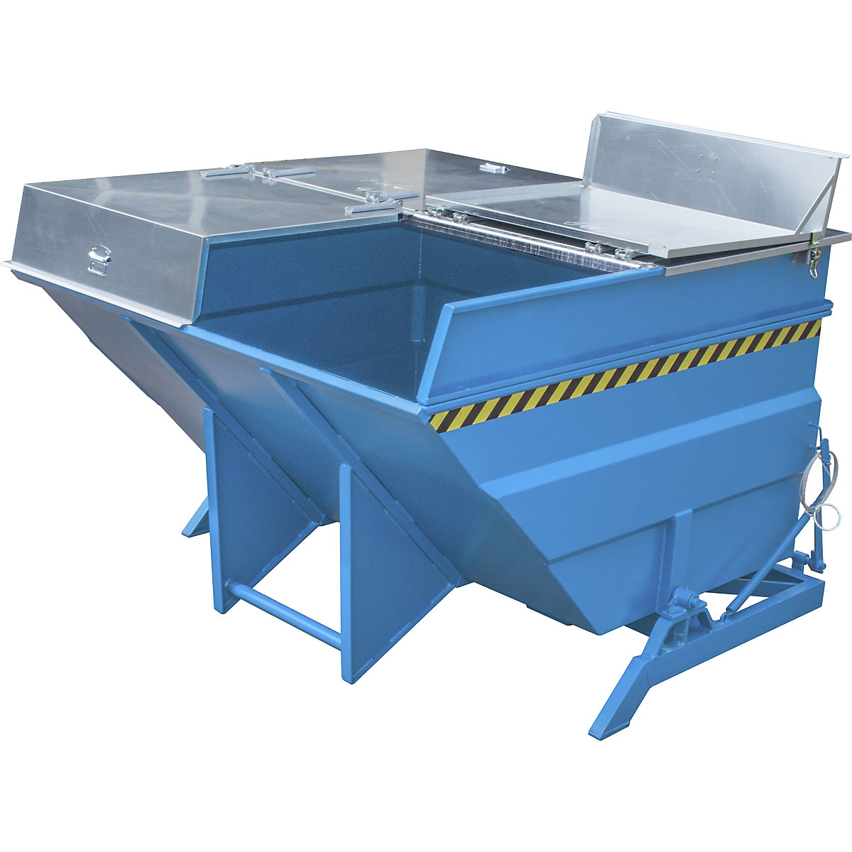 Contenitore ribaltabile XXL con ausilio di sollevamento – eurokraft pro (Foto prodotto 5)-4