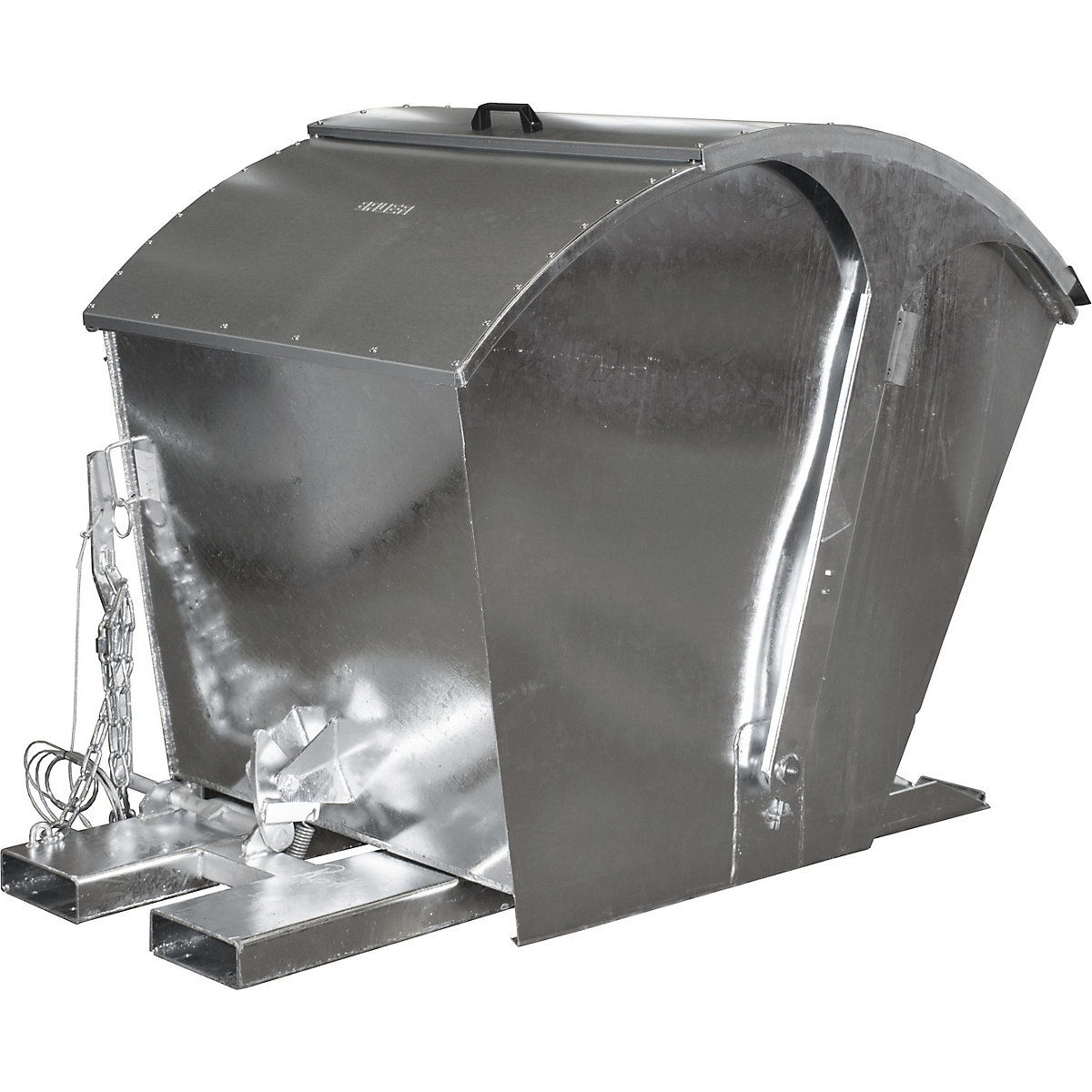 Contenitore ribaltabile con coperchio bombato – eurokraft pro (Foto prodotto 4)-3