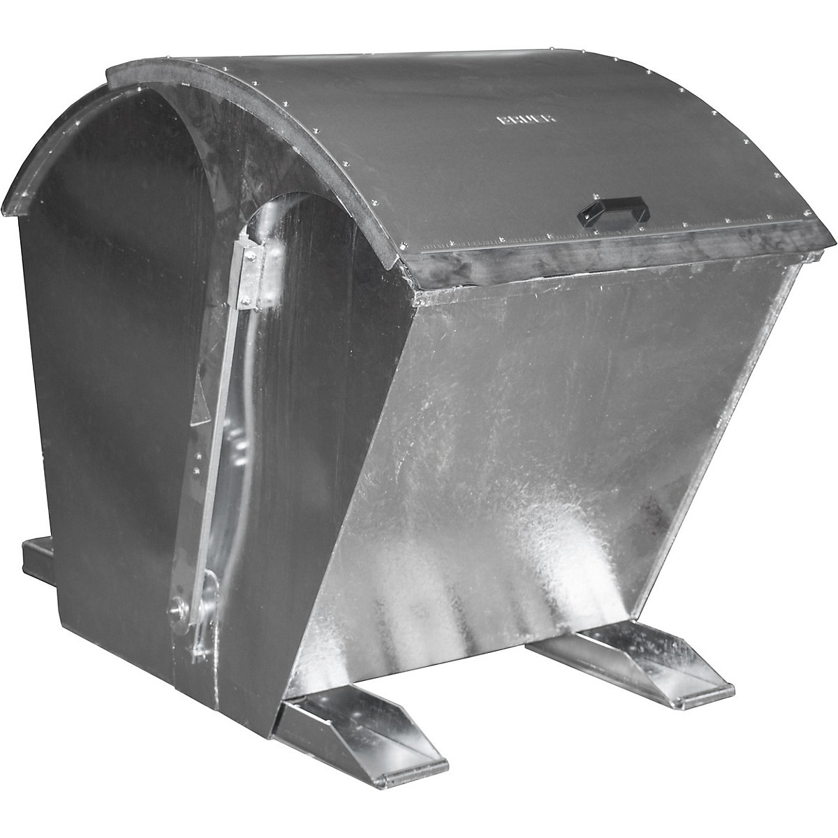 Contenitore ribaltabile con coperchio bombato – eurokraft pro (Foto prodotto 5)-4