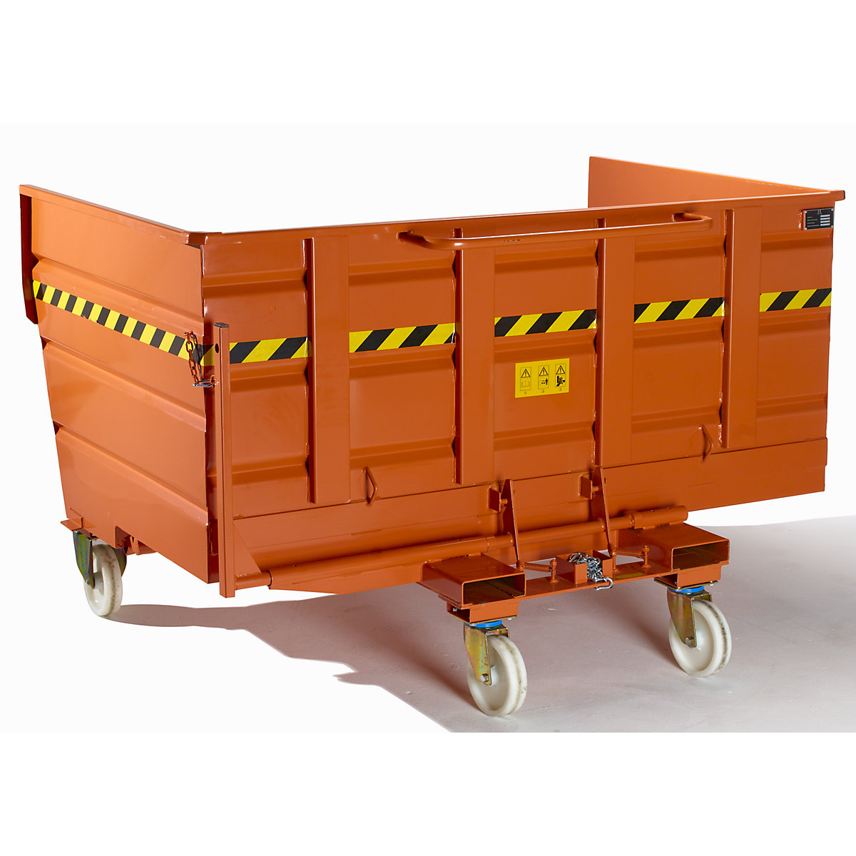 Contenitore ribaltabile con rotelle con meccanismo di chiusura (Foto prodotto 4)-3