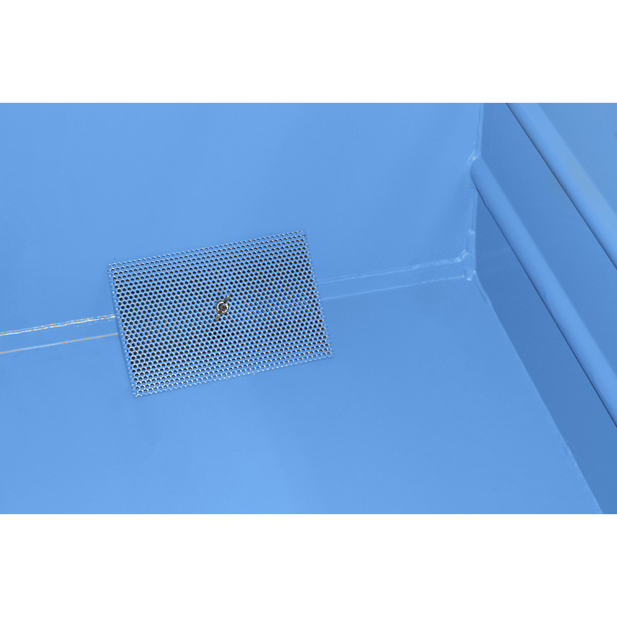 Contenitore ribaltabile e impilabile per trucioli BSS con inserto a setaccio – eurokraft pro (Foto prodotto 3)-2