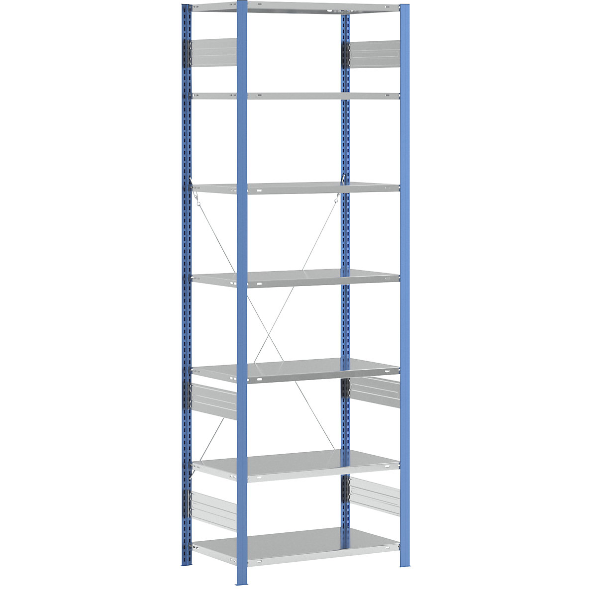 Scaffale a innesto, struttura leggera - eurokraft pro