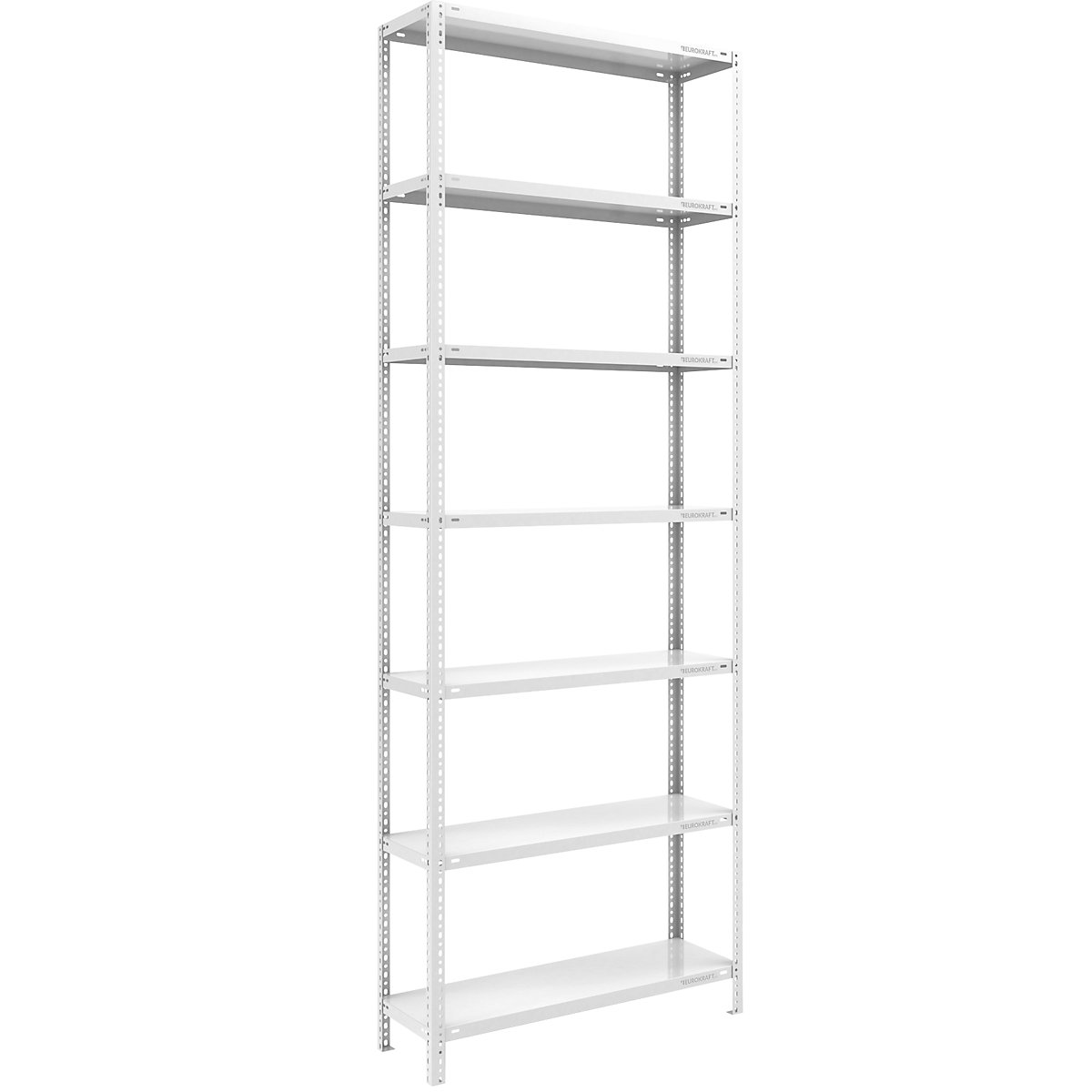 Scaffale a vite, struttura leggera, zincato – eurokraft pro