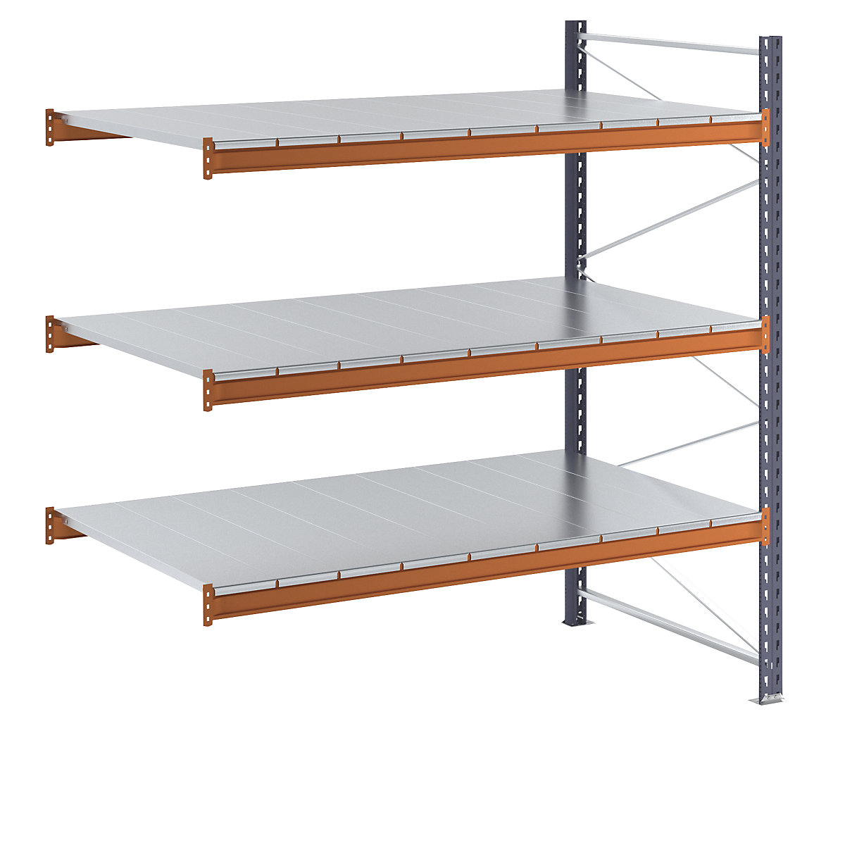 Scaffale a ripiani lunghi