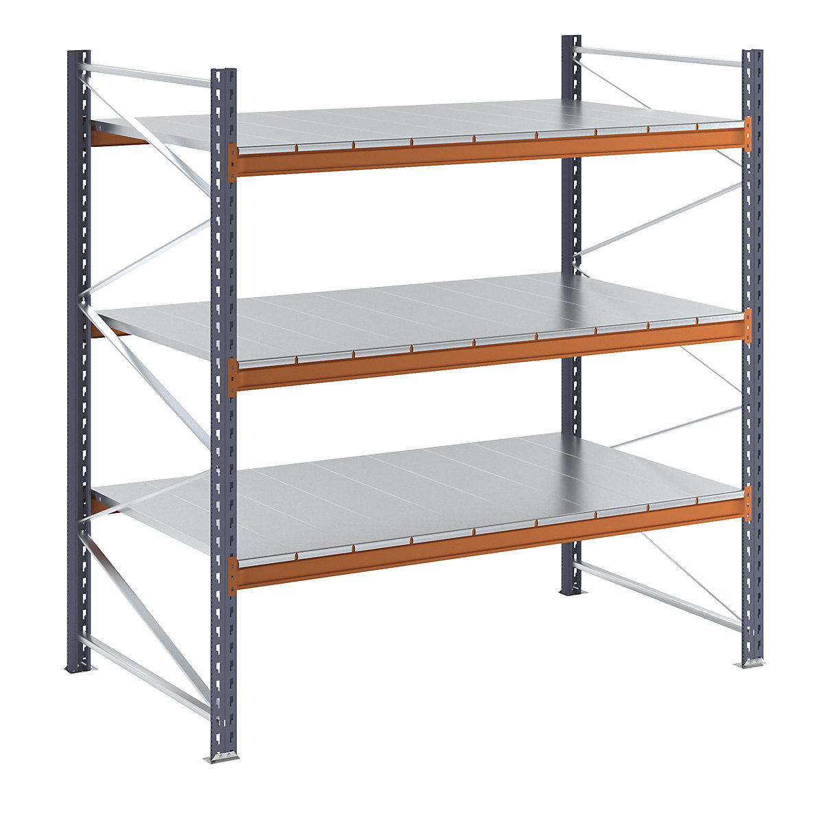 Scaffale a ripiani lunghi