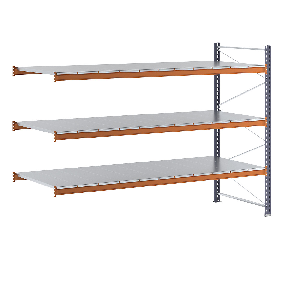 Scaffale a ripiani lunghi