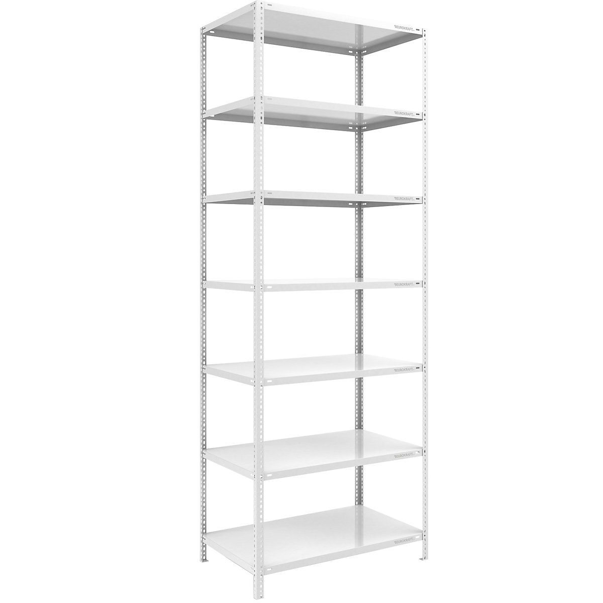 Scaffale a vite per carichi pesanti, grigio chiaro RAL 7035 – eurokraft pro