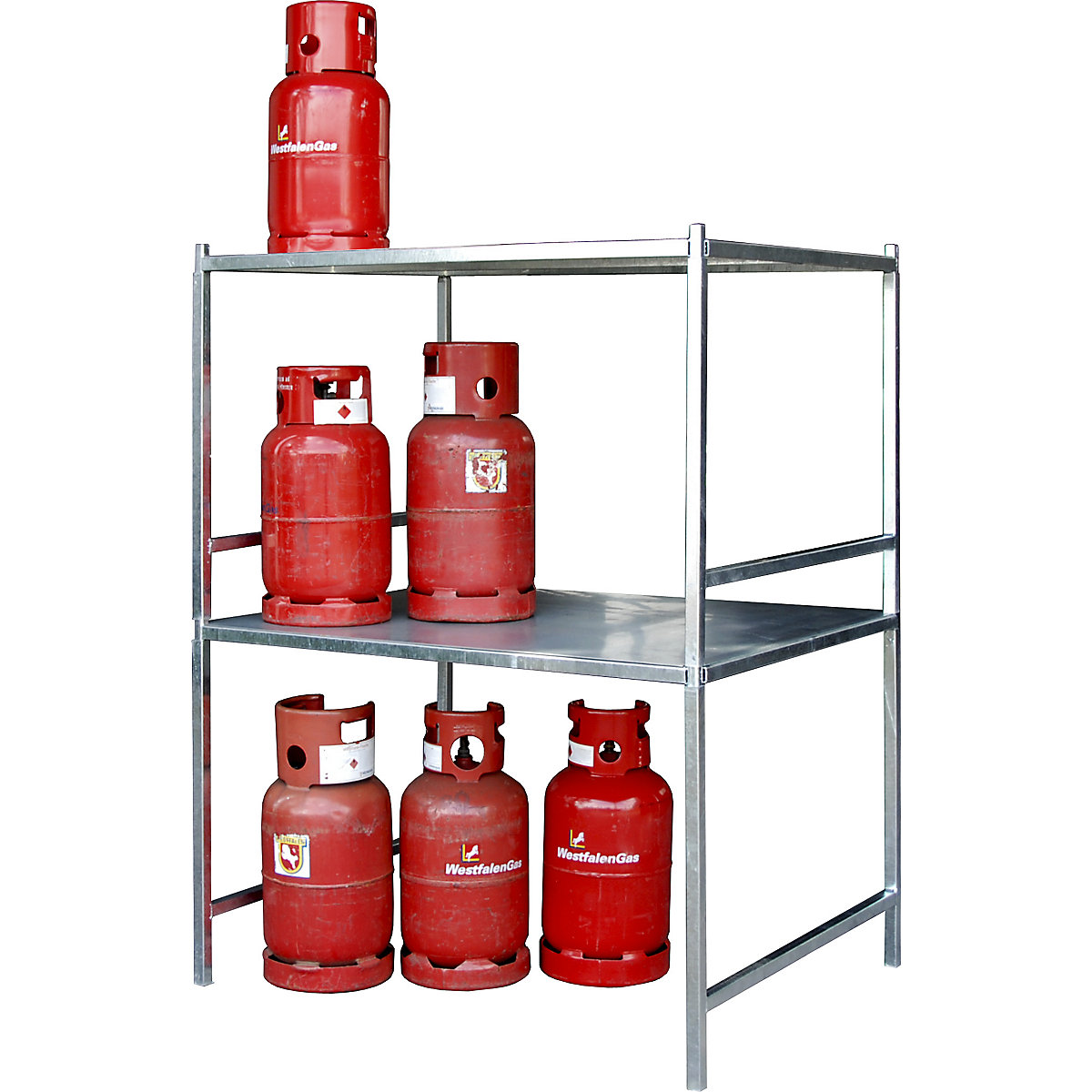 Scaffale per bombole di gas – eurokraft pro (Foto prodotto 3)-2