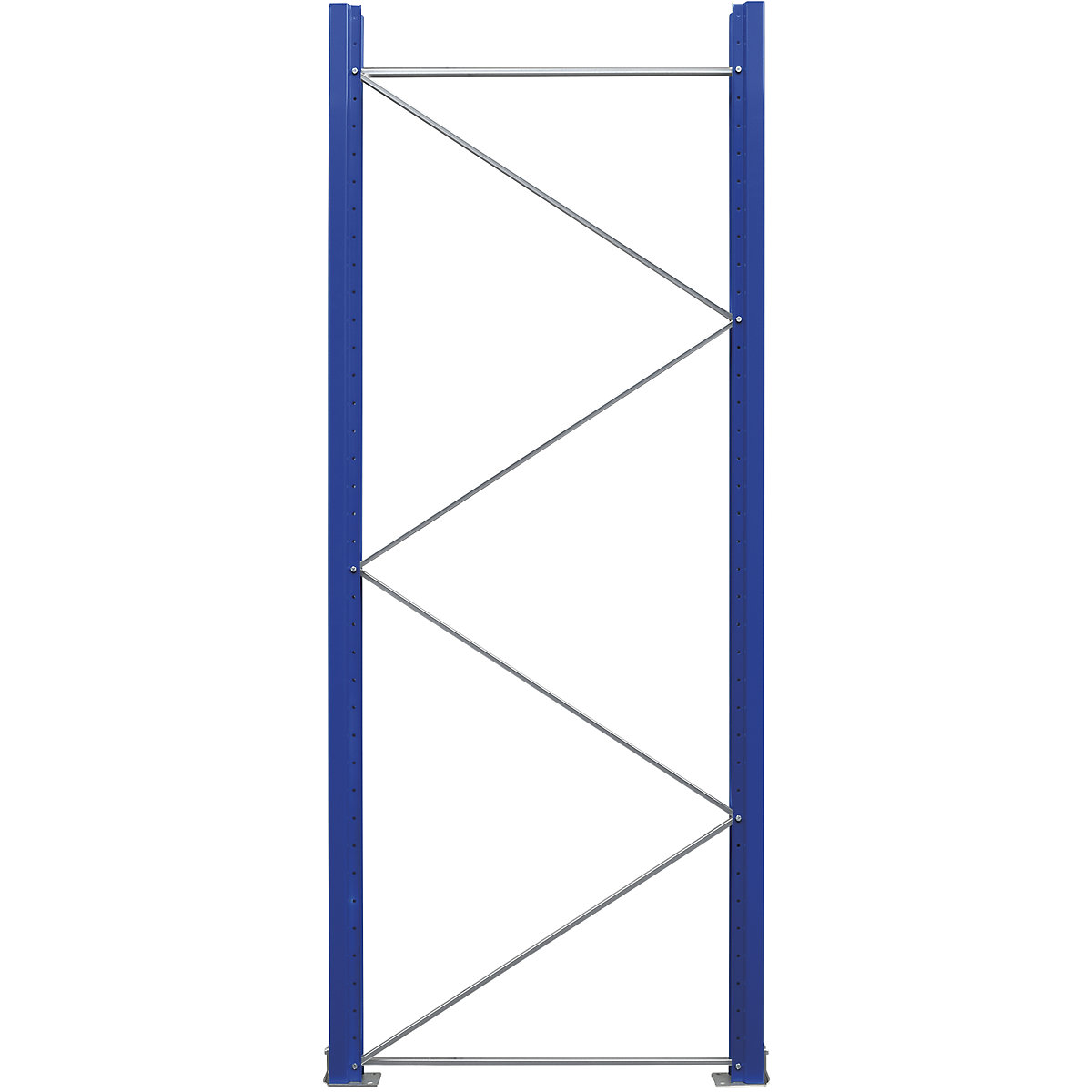 Telaio portante per scaffali portapallet, premontato – eurokraft pro