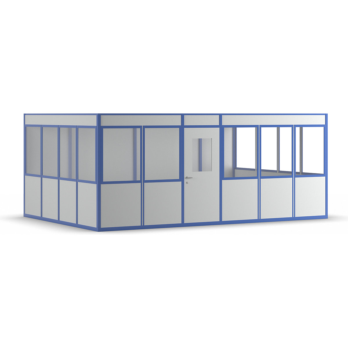 Box uso ufficio, con 4 lati, per installazione indipendente