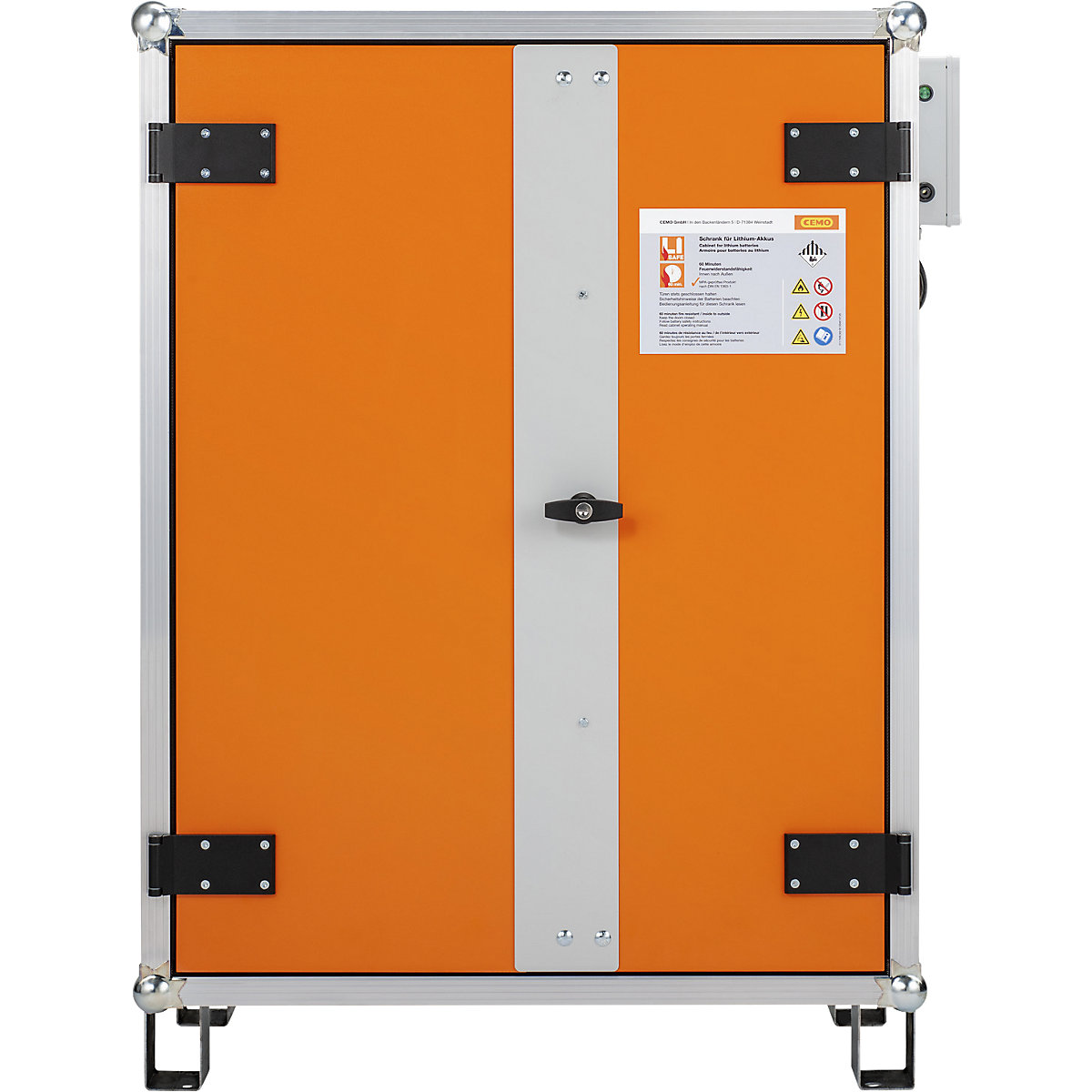 Bezpečnostní skříň pro nabíjení akumulátorů PREMIUM – CEMO (Obrázek výrobku 2)-1
