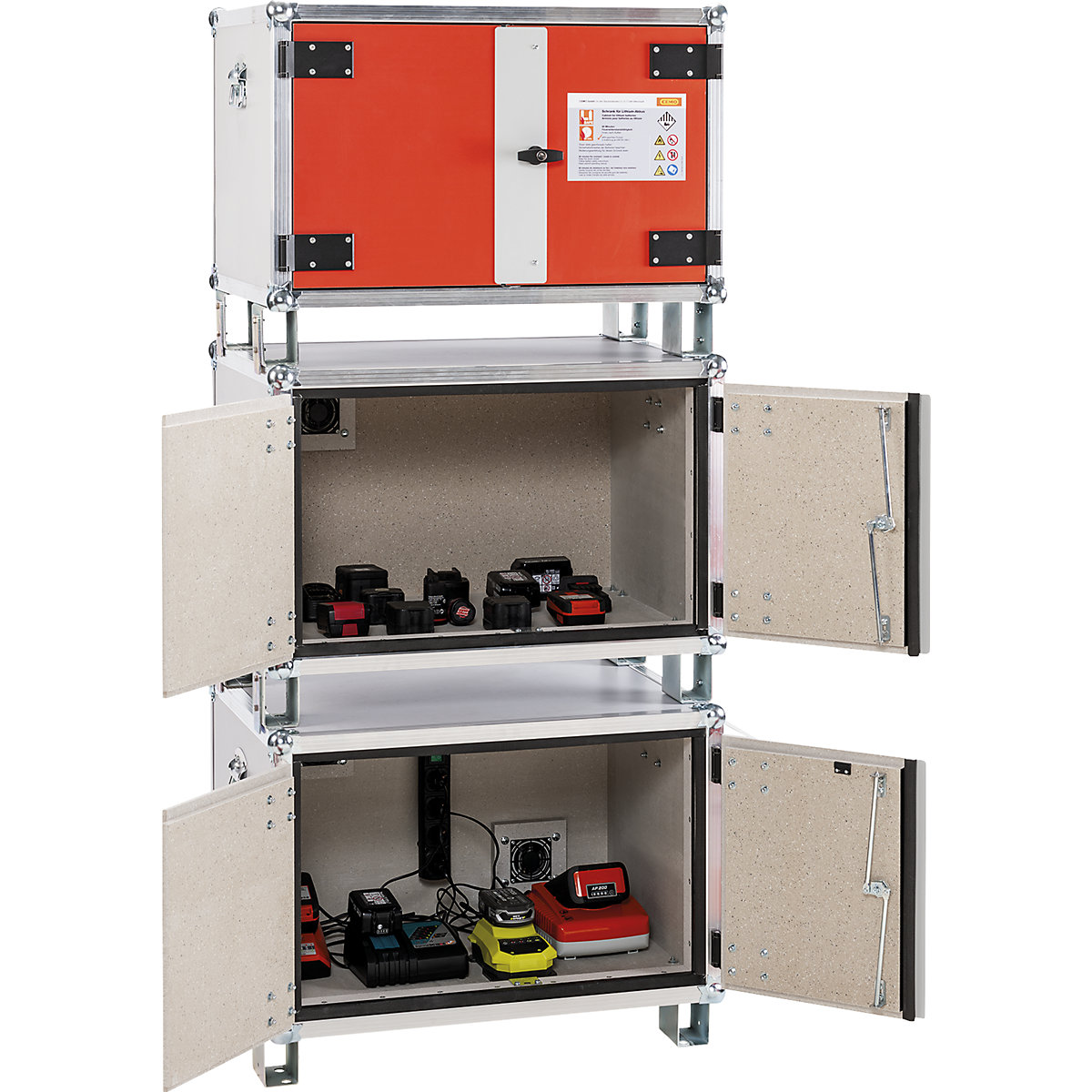 Bezpečnostní skladovací skříň na akumulátory FWF 60 – CEMO (Obrázek výrobku 2)-1