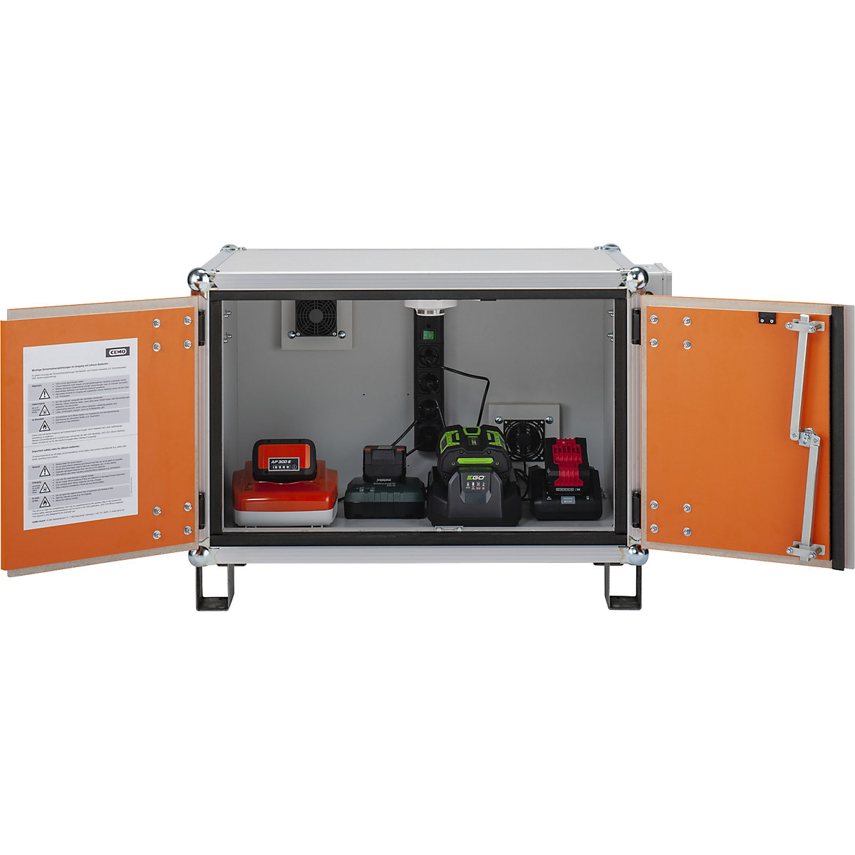 Armario de seguridad para carga de baterías PREMIUM – CEMO (Imagen del producto 3)-2