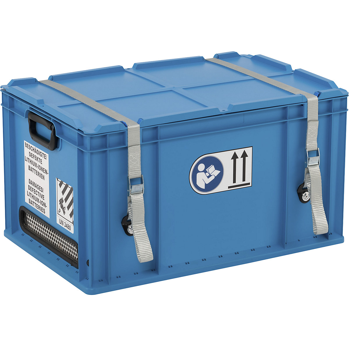 Recipiente de seguridad para almacenamiento y transporte de baterías – CEMO