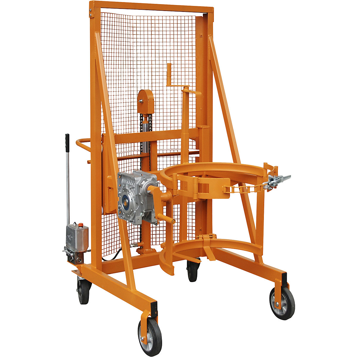 Dispositivo de elevación y volcado de bidones Liftomat L/M &ndash; eurokraft pro