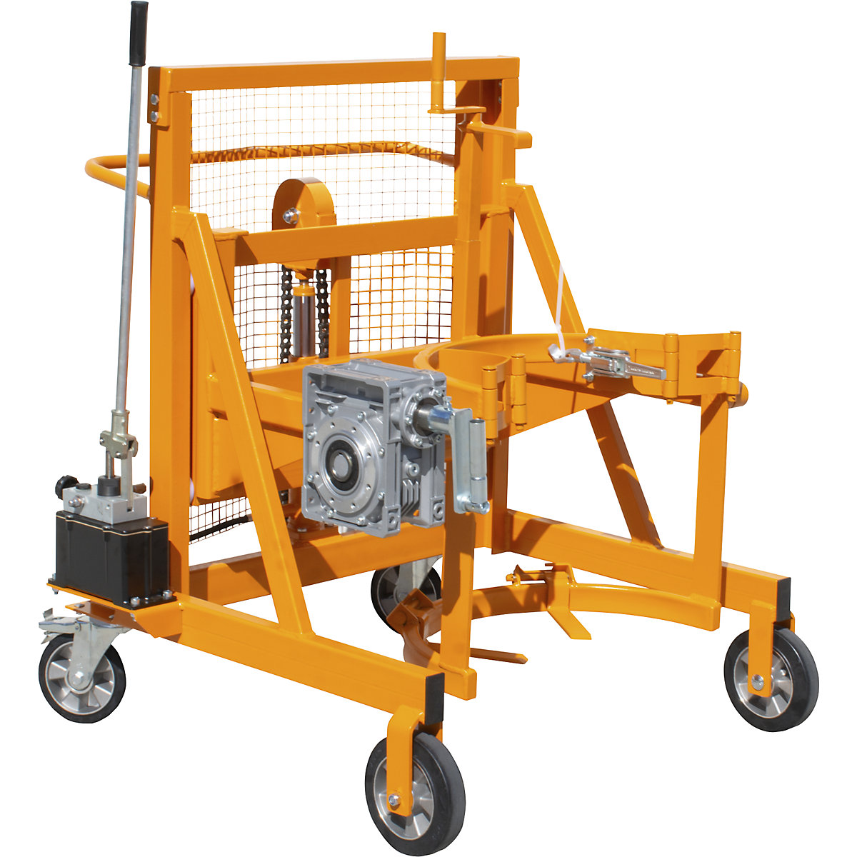 Dispositivo de elevación y volcado de bidones Liftomat L/M &ndash; eurokraft pro