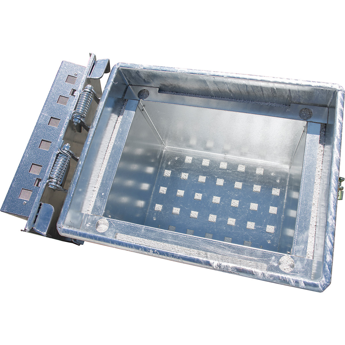 Recipiente de almacenamiento para baterías y pilas de iones de litio – eurokraft pro (Imagen del producto 3)-2
