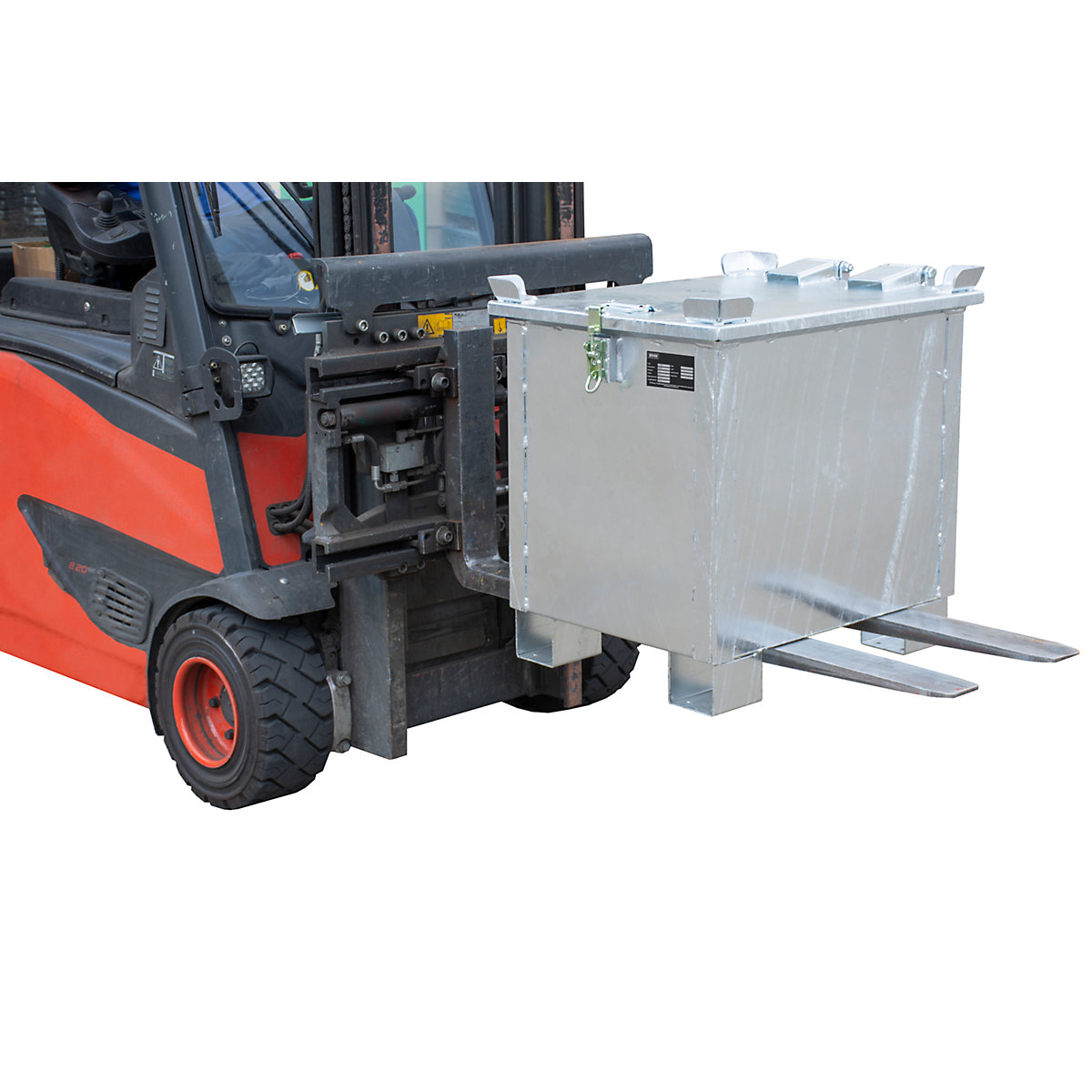 Recipiente de almacenamiento para baterías y pilas de iones de litio – eurokraft pro (Imagen del producto 2)-1