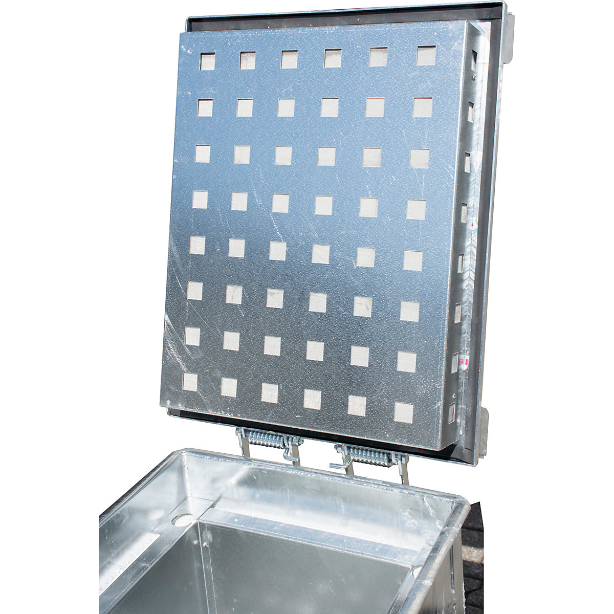 Recipiente de almacenamiento para baterías y pilas de iones de litio – eurokraft pro (Imagen del producto 4)-3