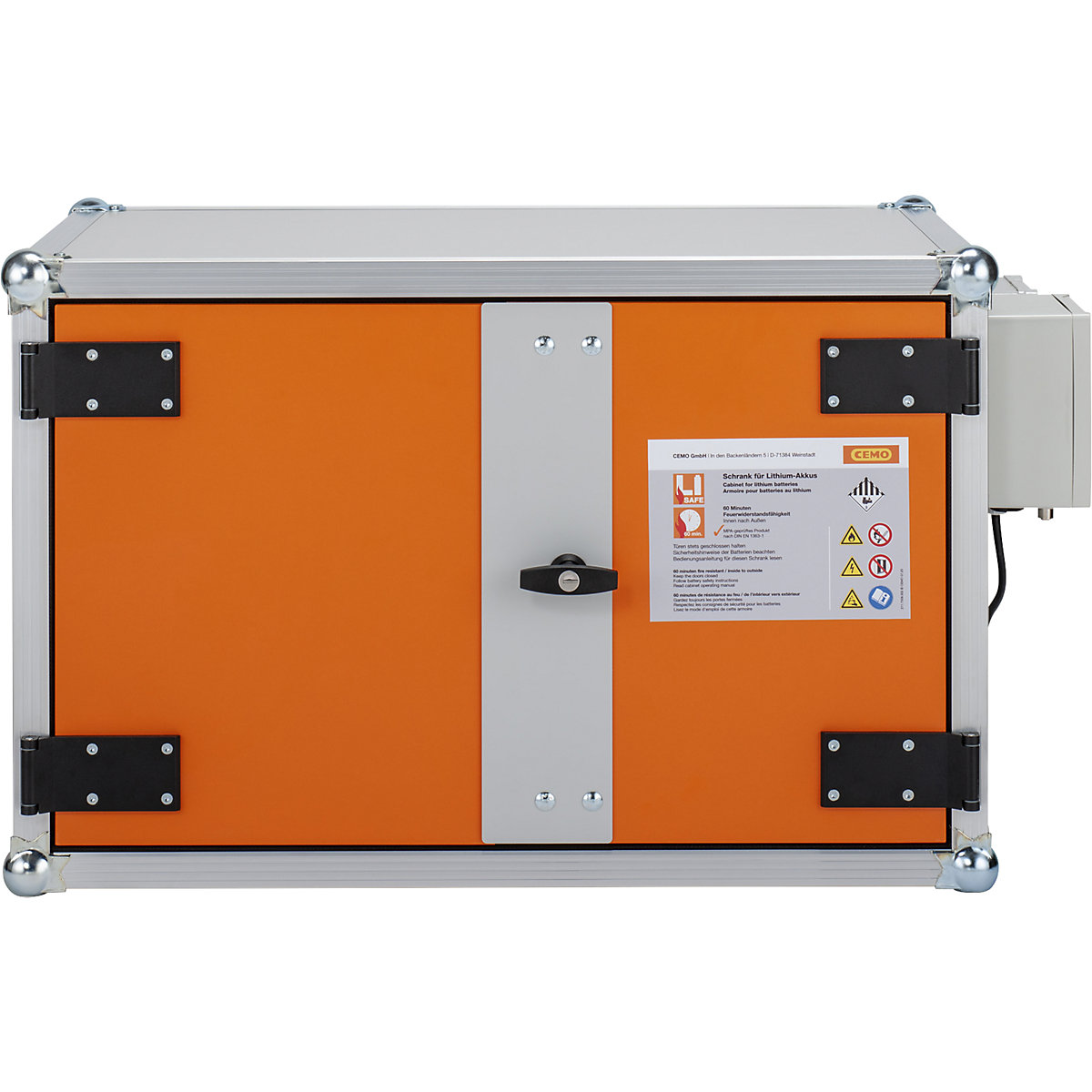 Armoire de sécurité pour le chargement de batteries PREMIUM PLUS – CEMO (Illustration du produit 7)-6