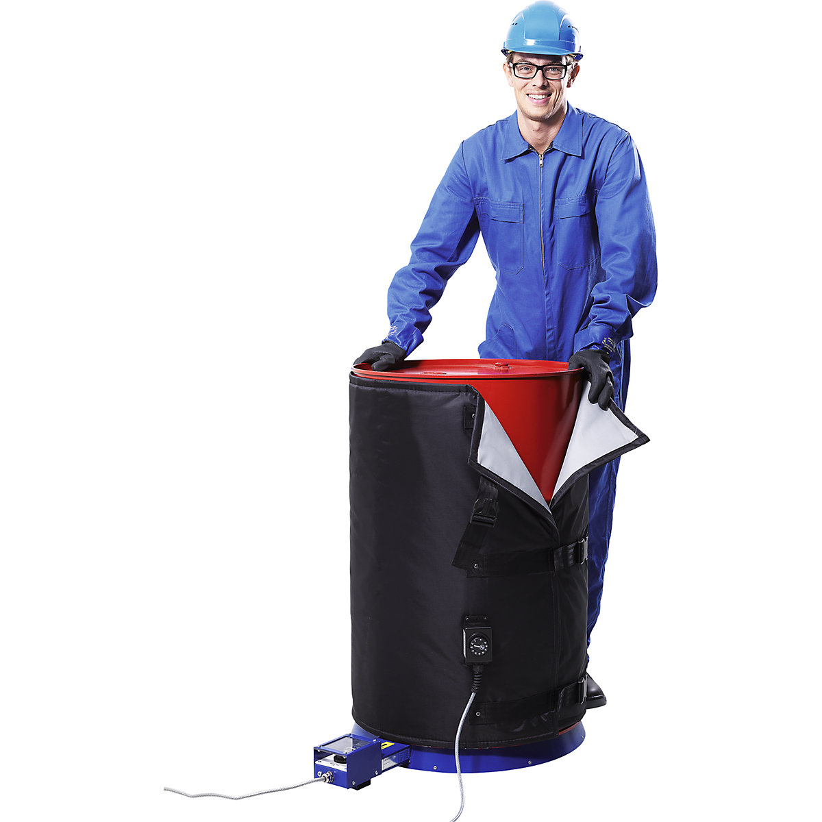 Enveloppe chauffante pour fût PRO: fûts de 200 – 220 litres