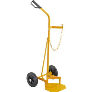 Chariot porte-bouteilles en acier