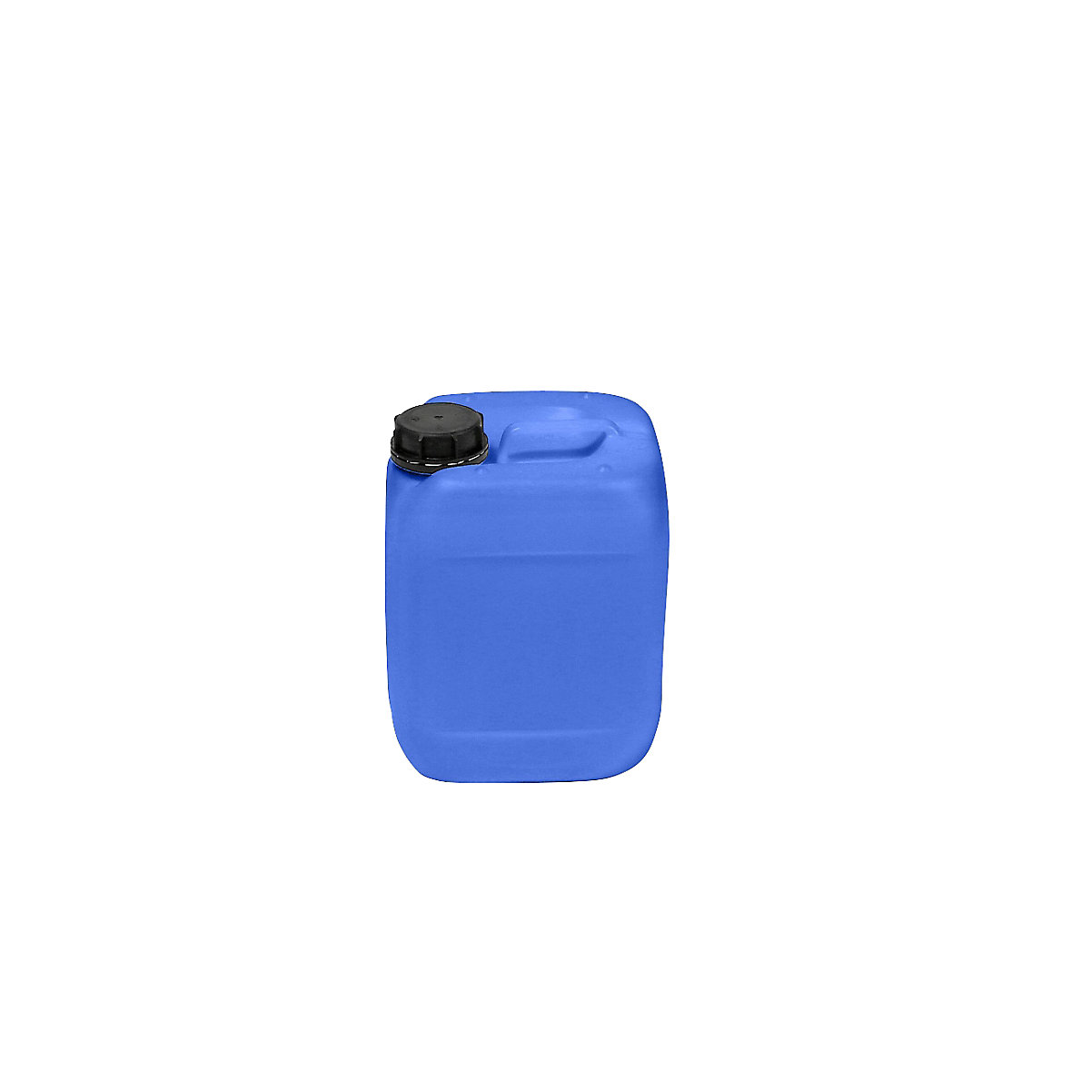 Jerrycan en polyéthylène, capacité 5 l, L x l x h 182 x 162 x 235 mm, bleu, 20 pièces et +-3
