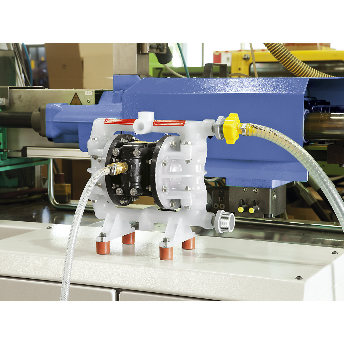 lutz pompe pneumatique a double membrane pour solvants peintures essence frankel france