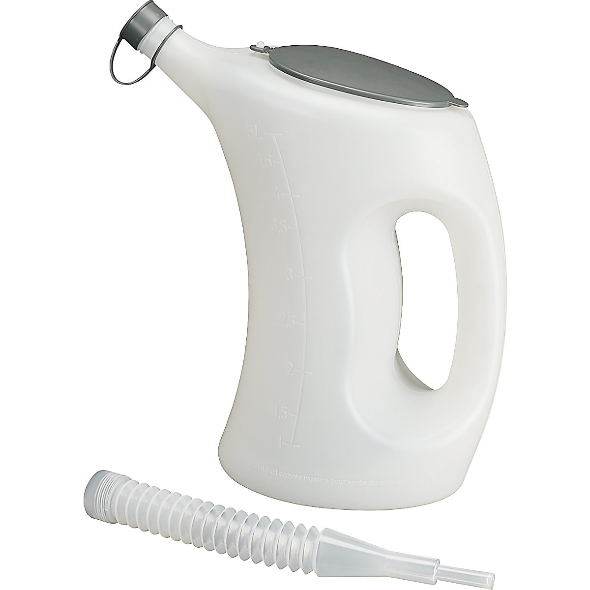 Copo medidor – PRESSOL, PE branco, embalagem de 6 unid., 5 l-1