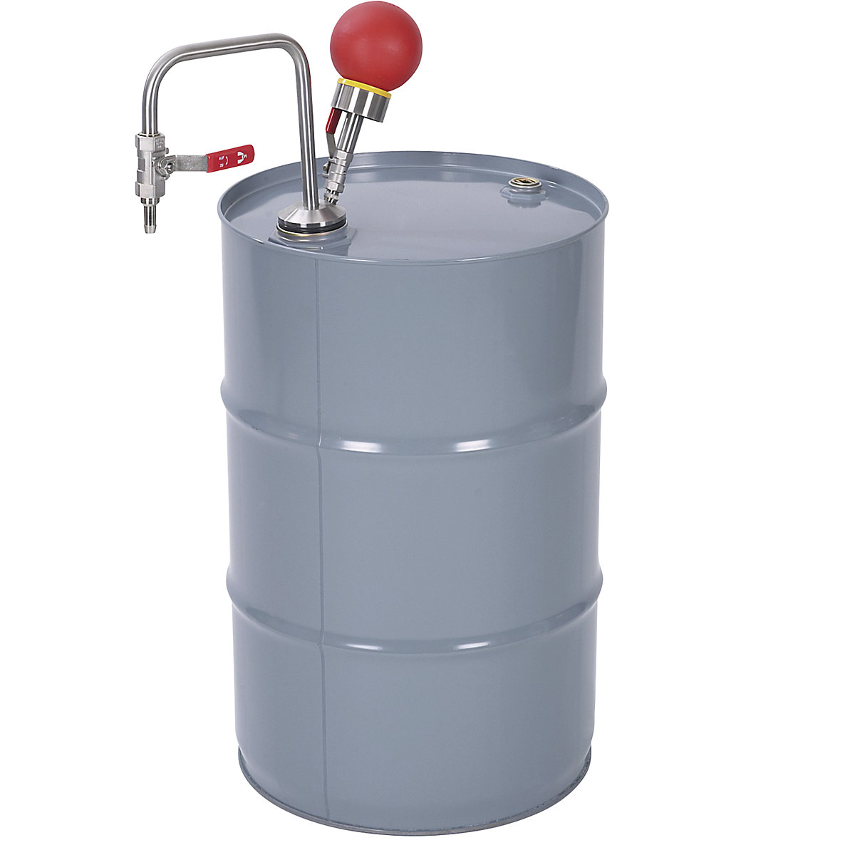 Bomba em aço inoxidável para solventes, funcionamento manual (Imagem do produto 11)-10