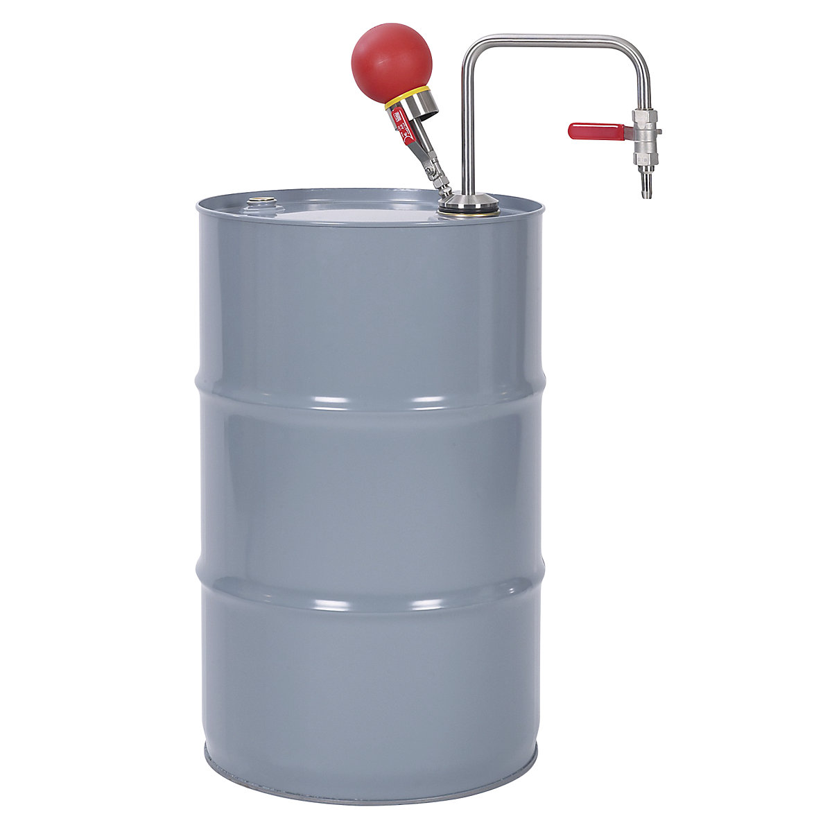 Bomba em aço inoxidável para solventes, funcionamento manual (Imagem do produto 13)-12