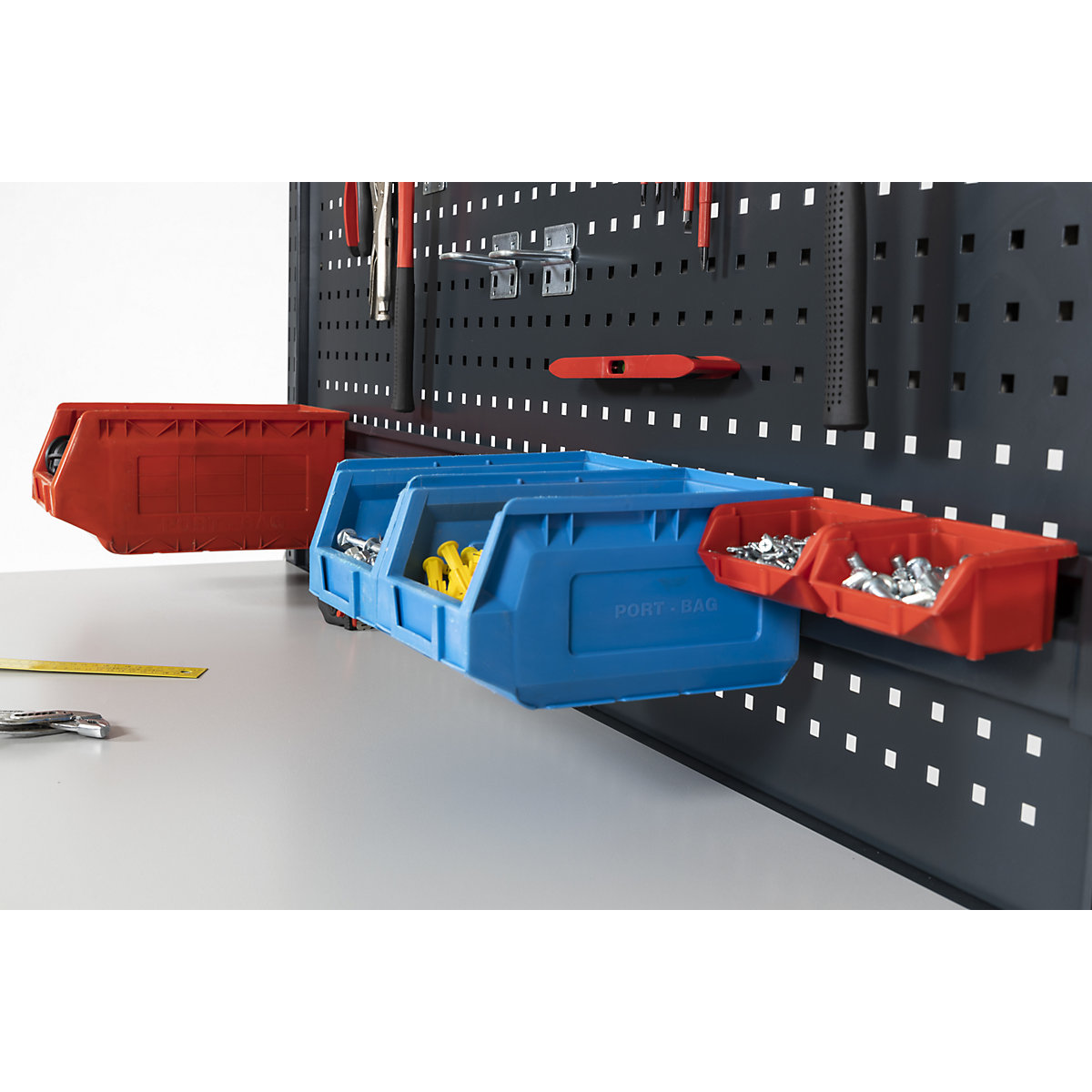 Rail porte-bacs – eurokraft basic (Illustration du produit 2)-1