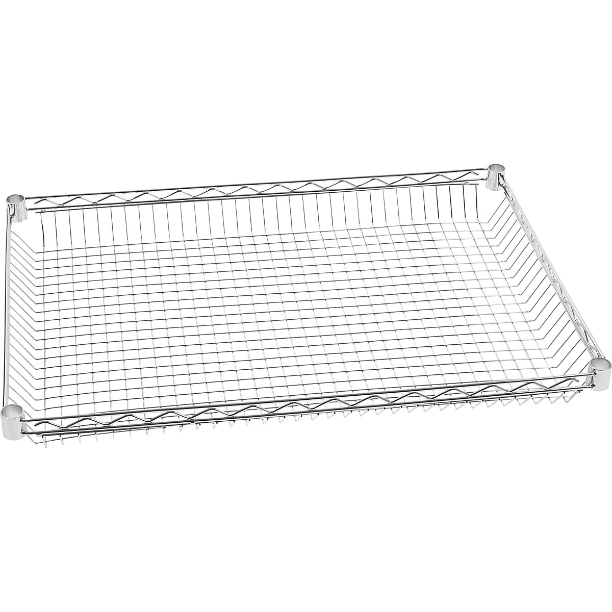 Panier pour chariot à plateaux grillagés