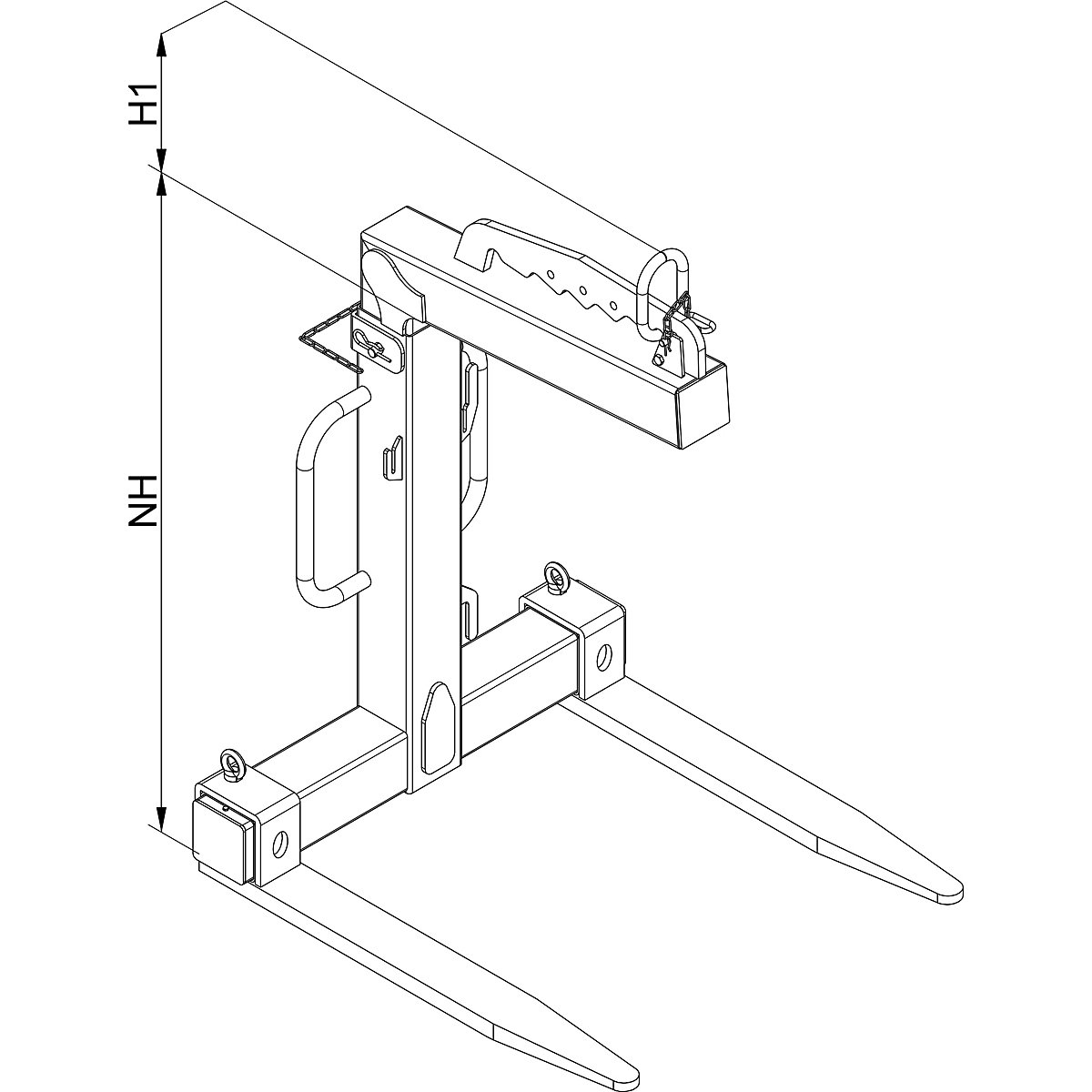 Fourche de chargement manuelle – Eichinger (Illustration du produit 9)-8