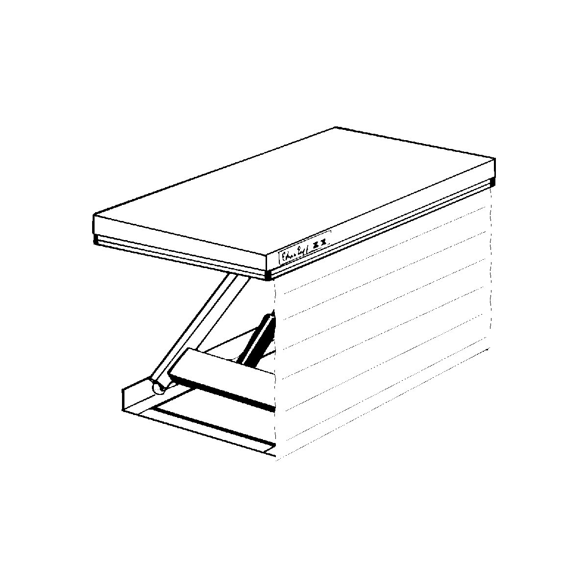 Table élévatrice compacte – Edmolift (Illustration du produit 11)-10