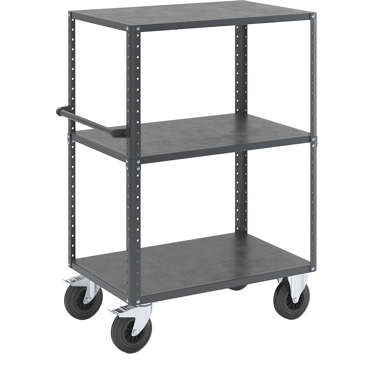 Chariot à tablettes CustomLine, ouvert sur 4 côtés – eurokraft pro