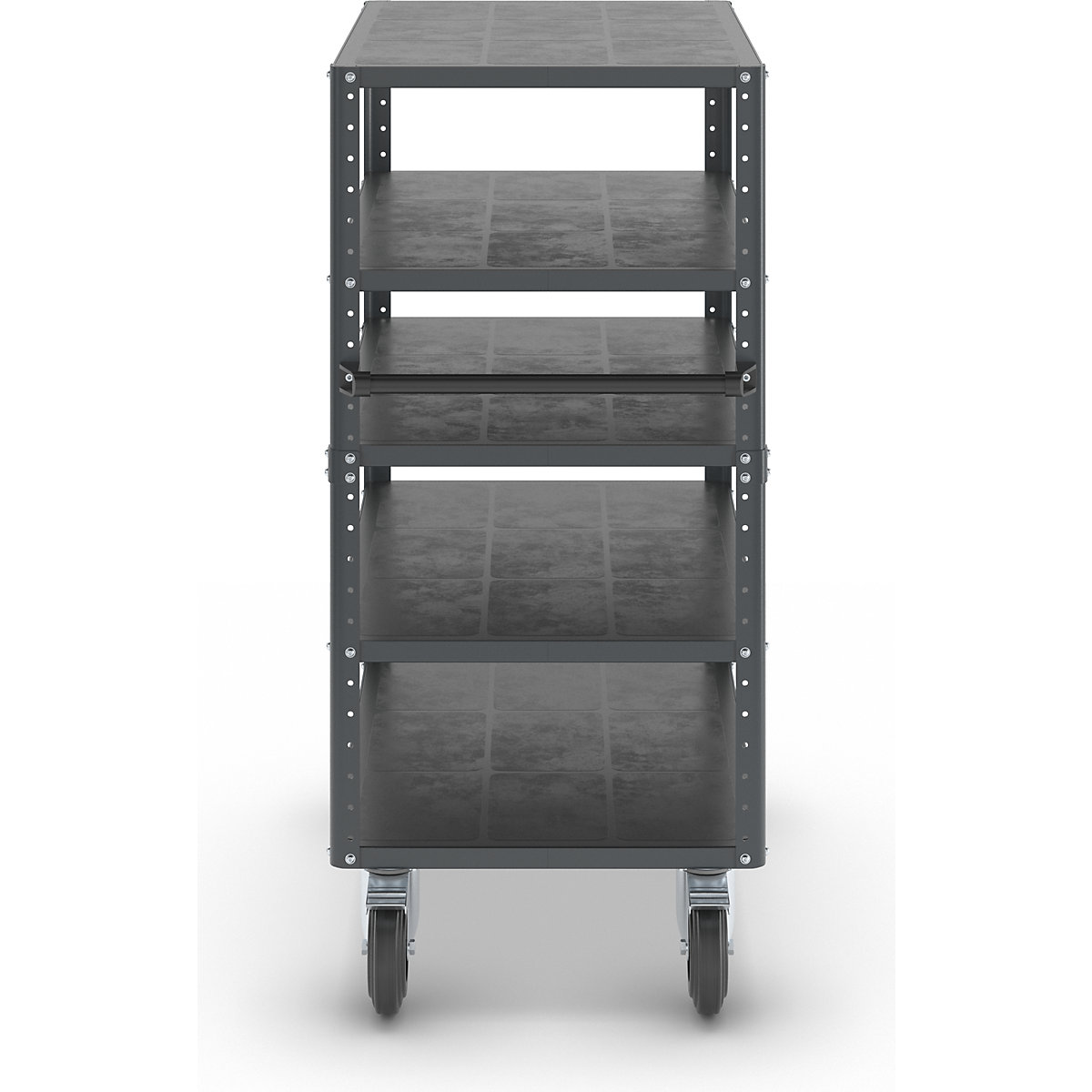 Chariot à tablettes CustomLine, ouvert sur 4 côtés – eurokraft pro (Illustration du produit 10)-9