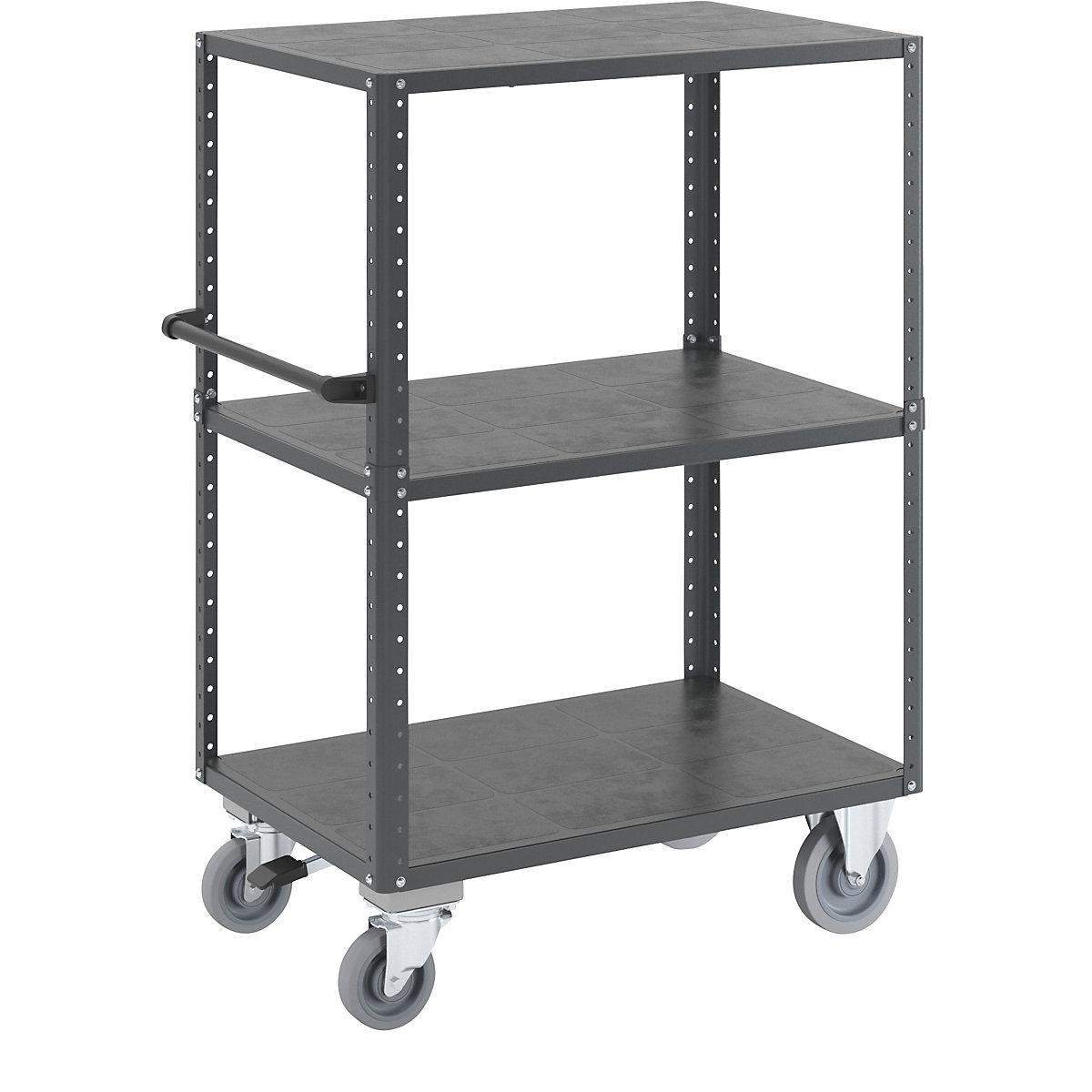 Chariot à tablettes CustomLine, ouvert sur 4 côtés - eurokraft pro