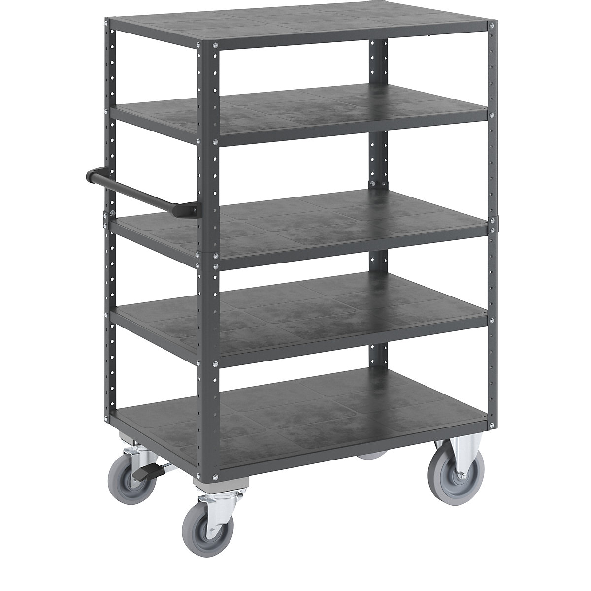 Chariot à tablettes CustomLine, ouvert sur 4 côtés &ndash; eurokraft pro