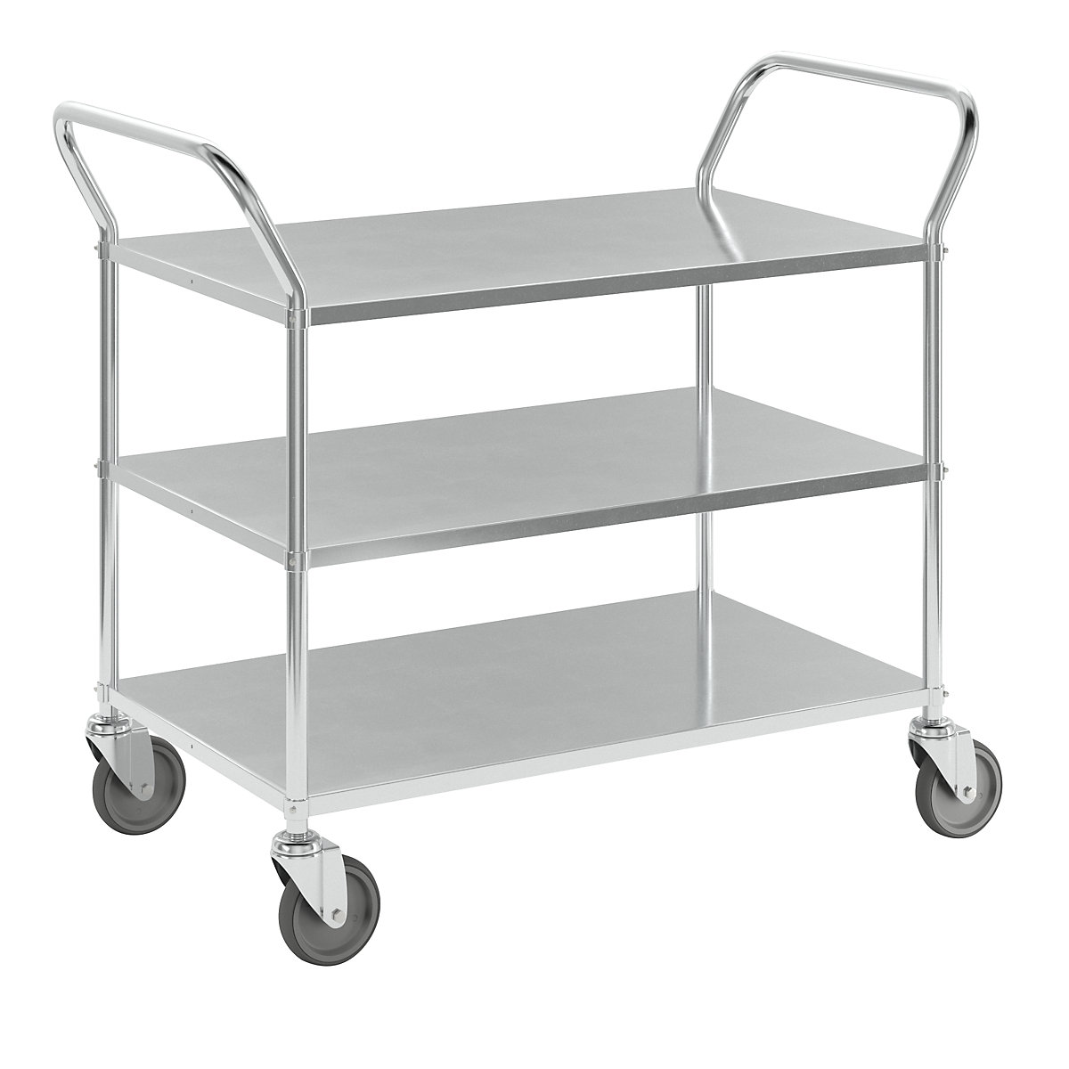 Chariot à tablettes léger hauteur 940 mm – Kongamek