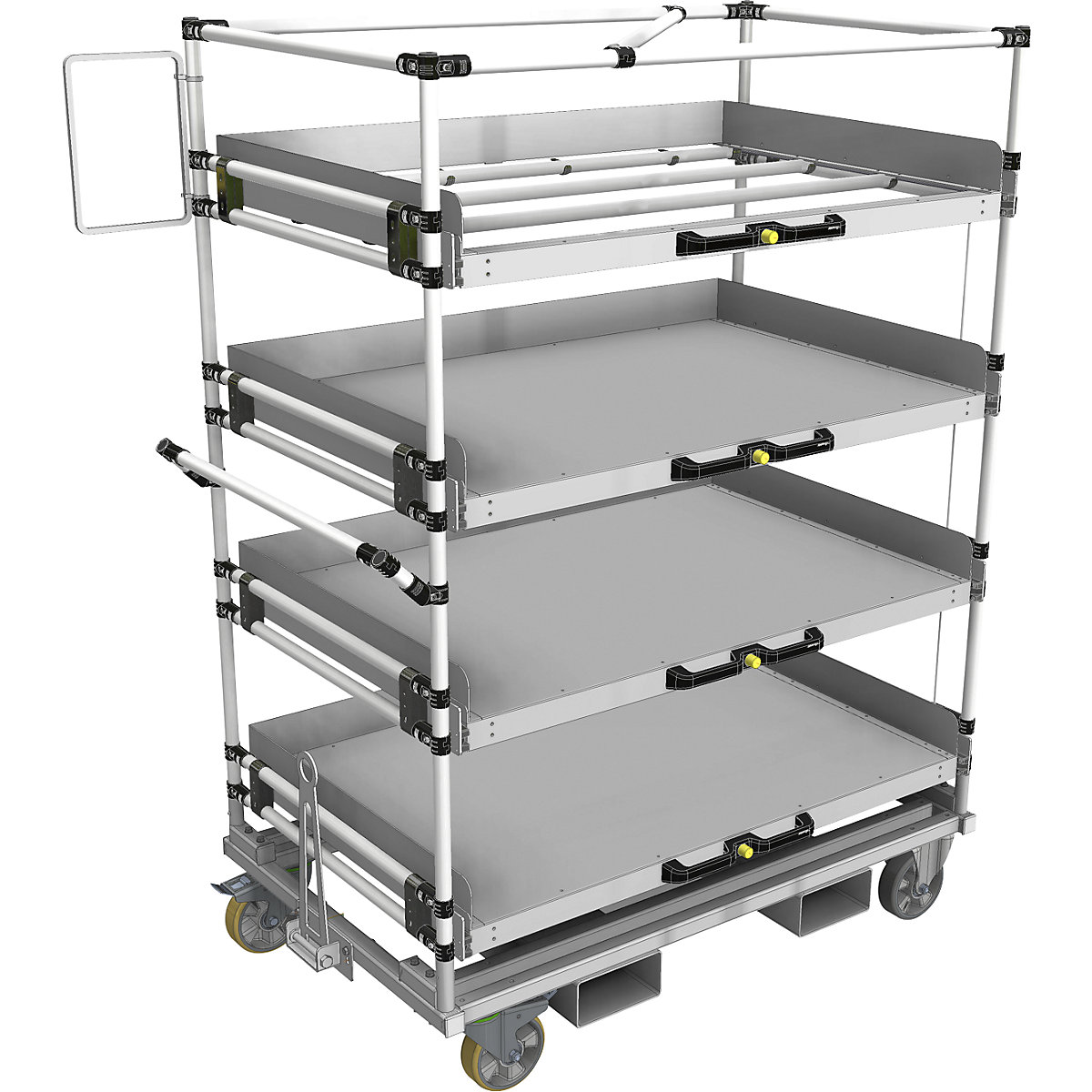 Chariot tubulaire F 4 niveaux (Illustration du produit 2)-1