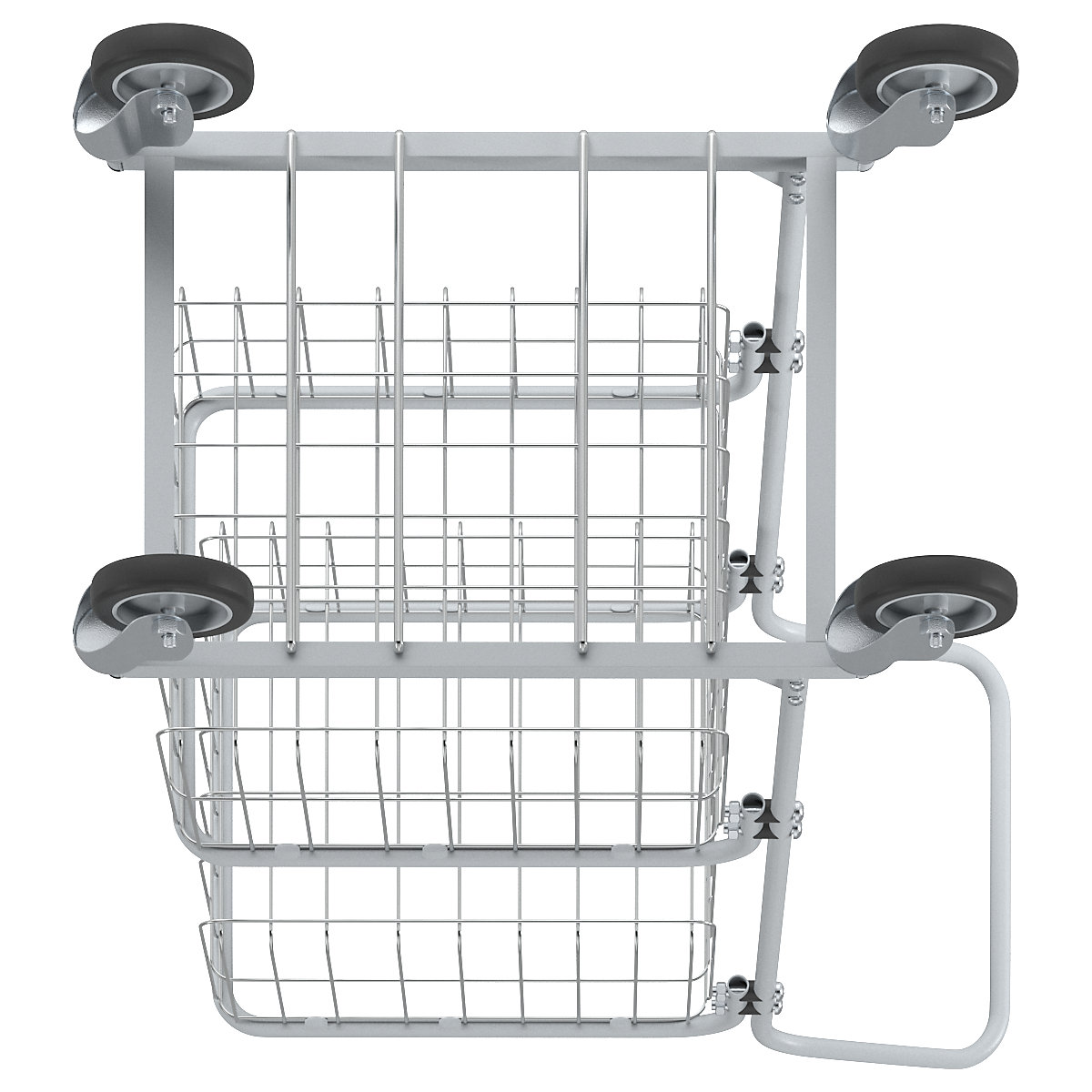 Chariot de bureau KOMPAKT – eurokraft pro (Illustration du produit 8)-7