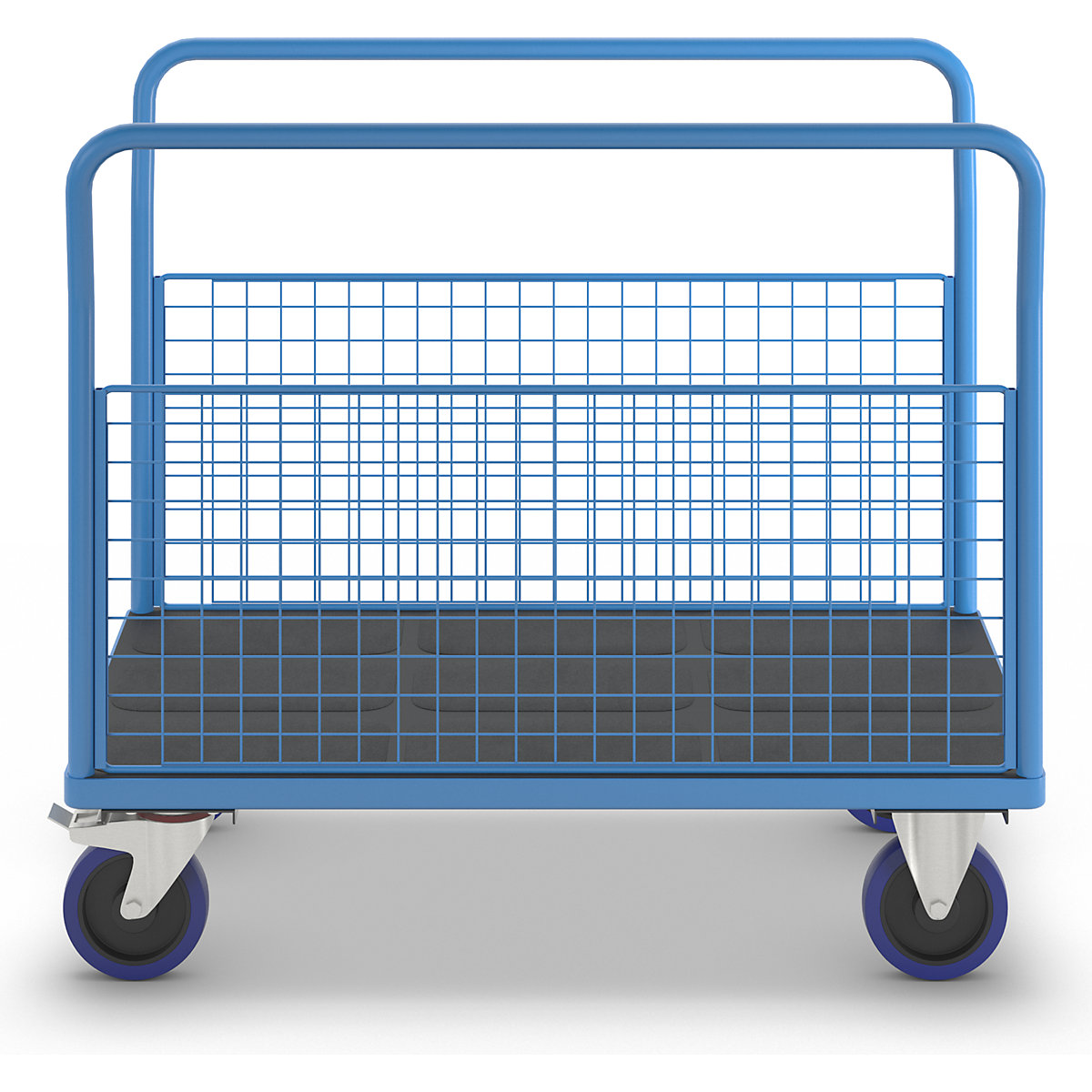 Chariot plate-forme à panneaux grillagés – eurokraft pro (Illustration du produit 3)-2