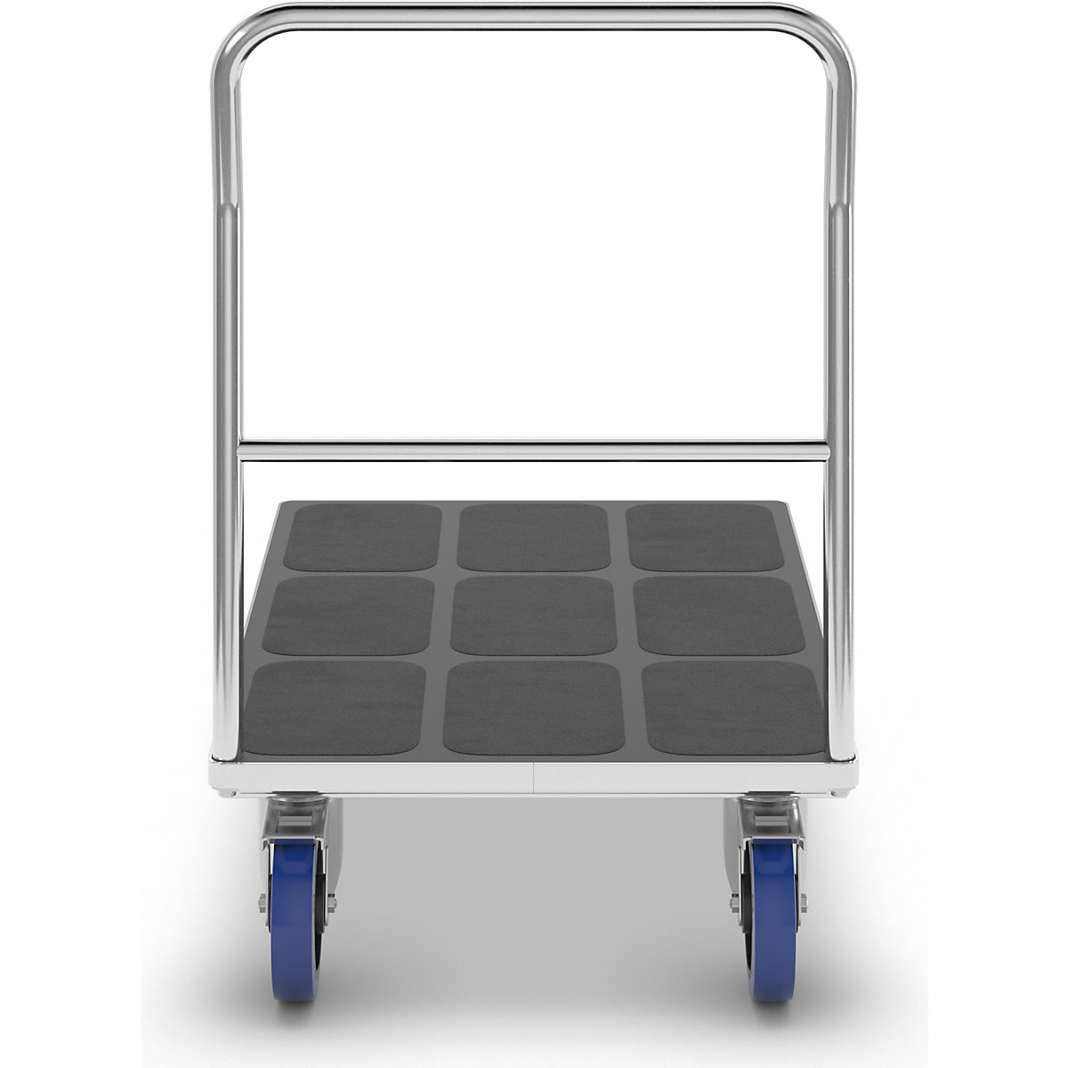 Chariot plate-forme avec barre de poussée tubulaire – eurokraft pro (Illustration du produit 5)-4